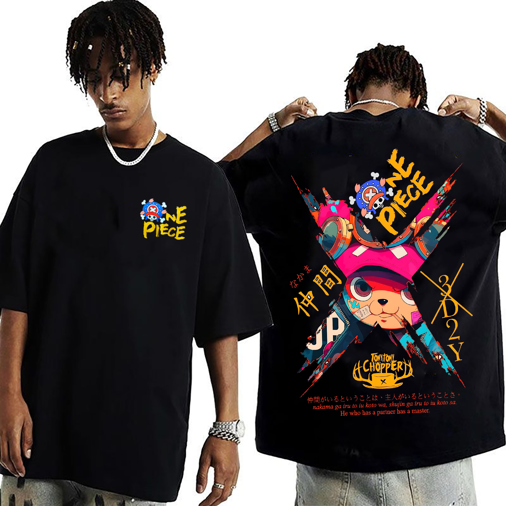 One Piece Tony Amine Unisex Washed T-Shirt