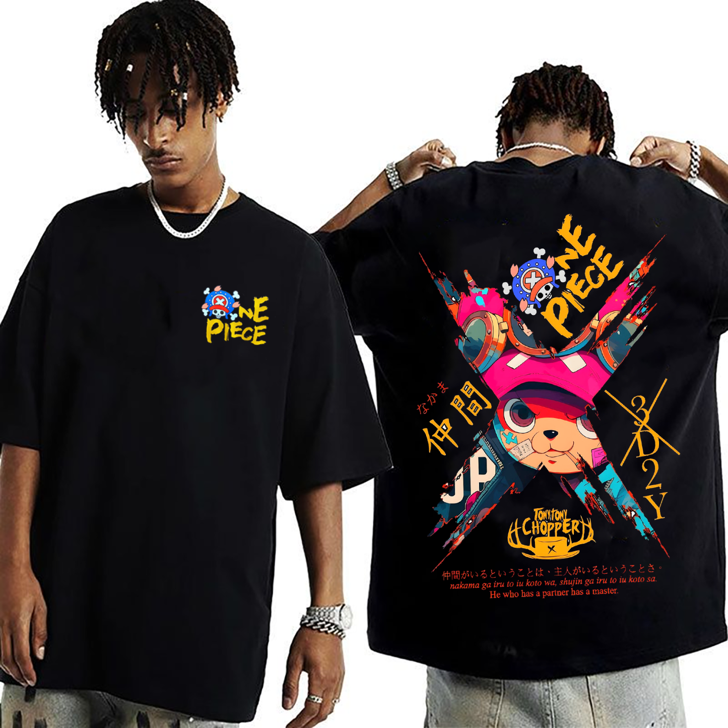 One Piece Tony Amine Unisex Washed T-Shirt
