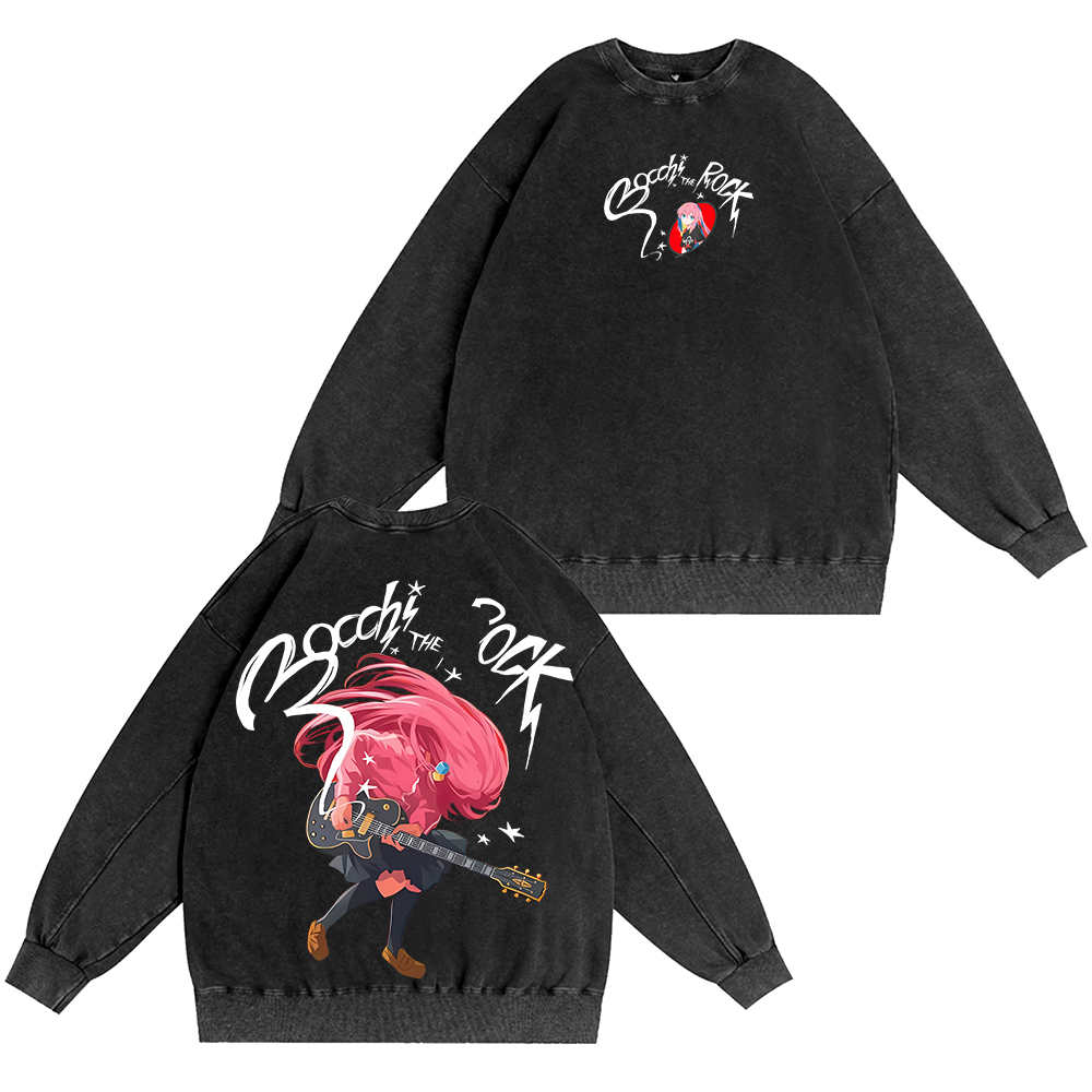 Bocchitherock Unisex Washed Crewneck Sweatshirt