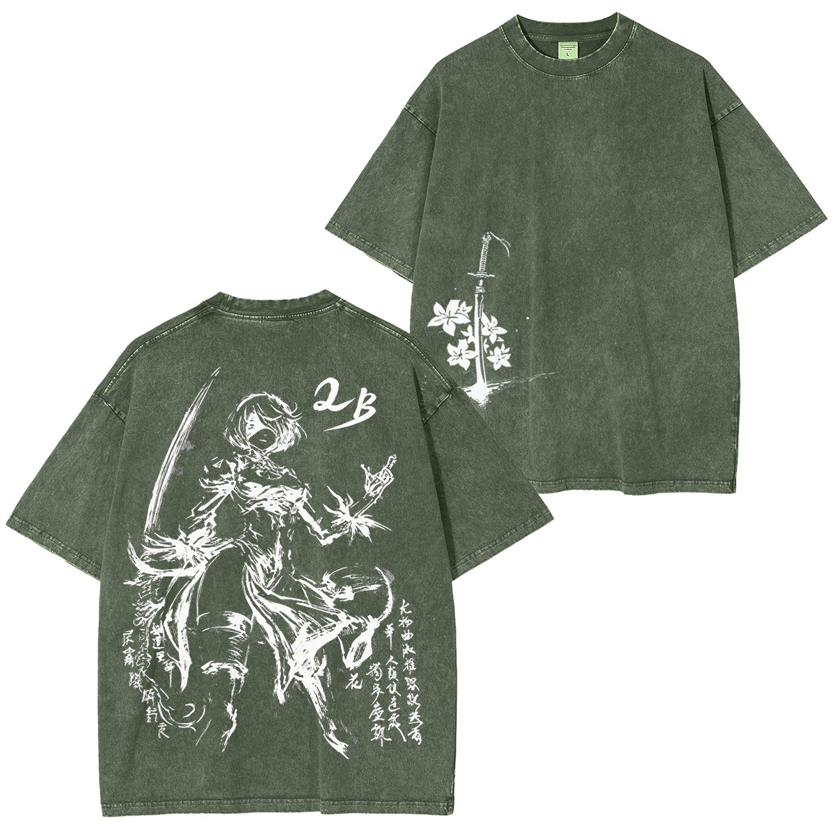 2B-nierautomata2b Graphic Print T-Shirt