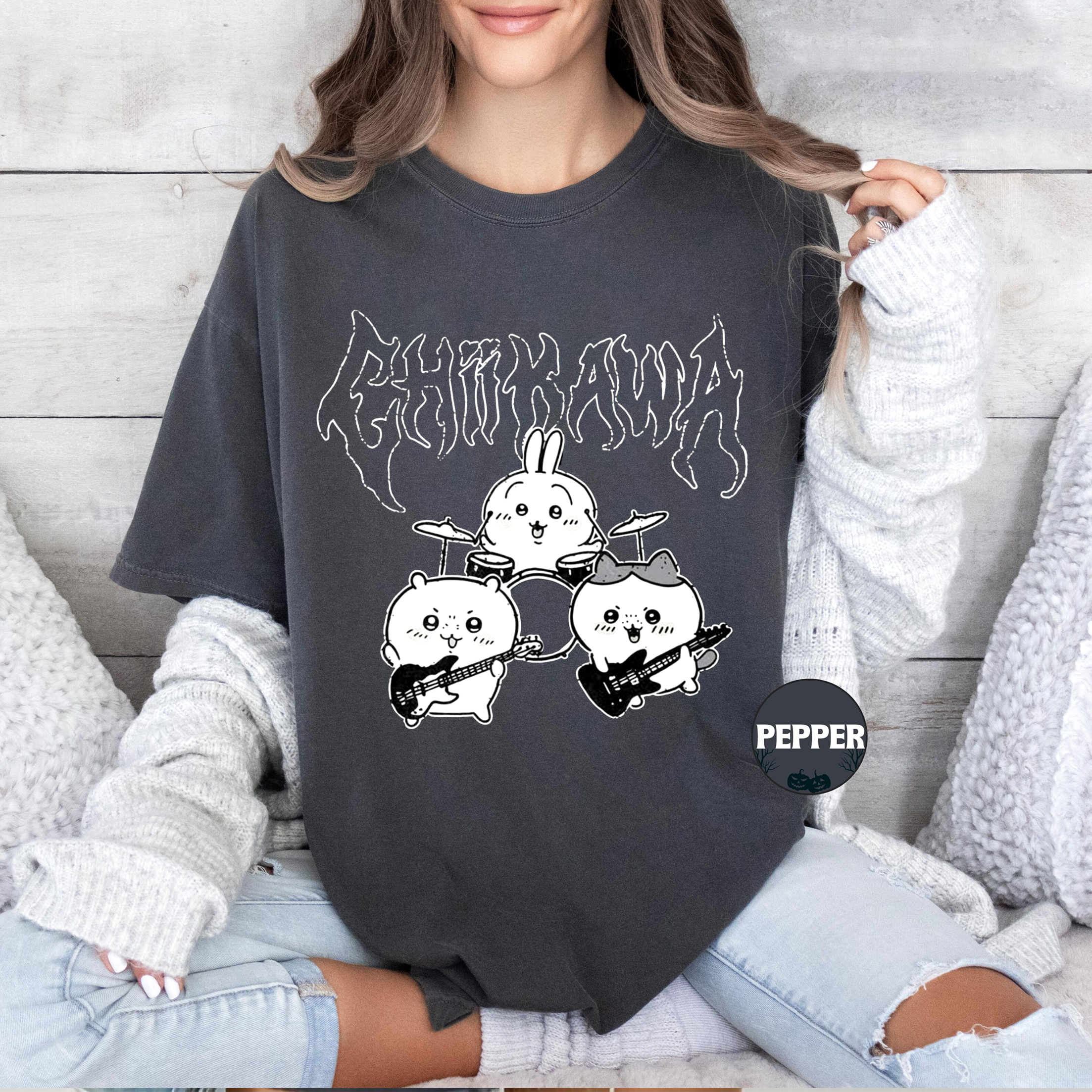 Metal Chiikawa T-Shirt