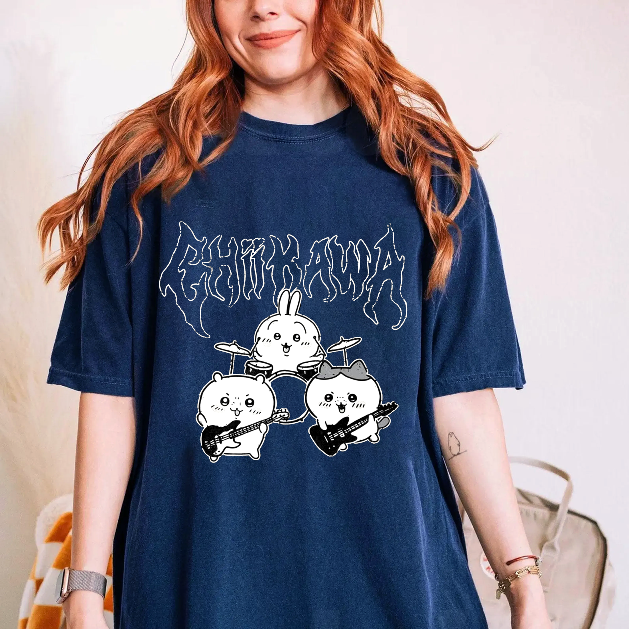 Metal Chiikawa T-Shirt