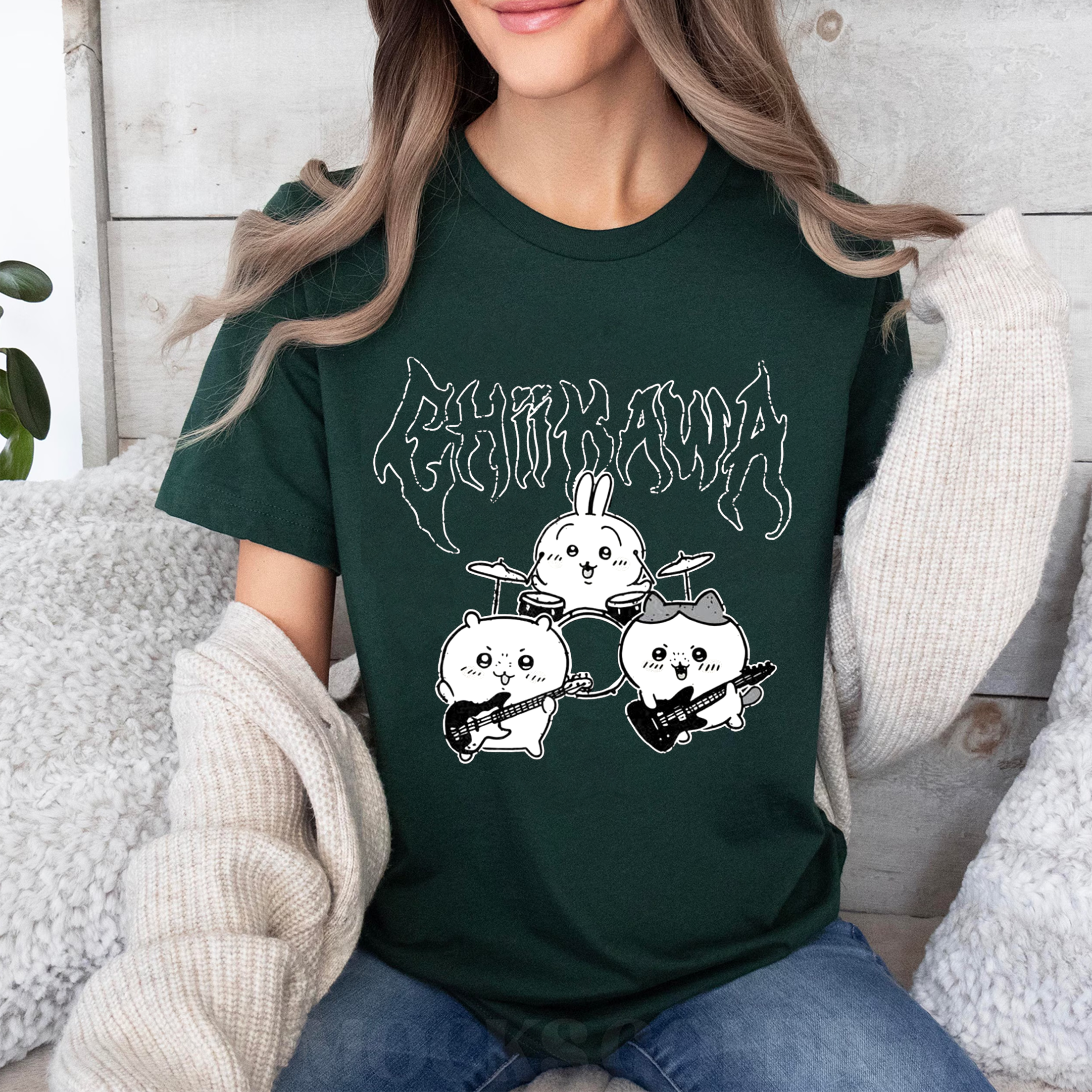 Metal Chiikawa T-Shirt