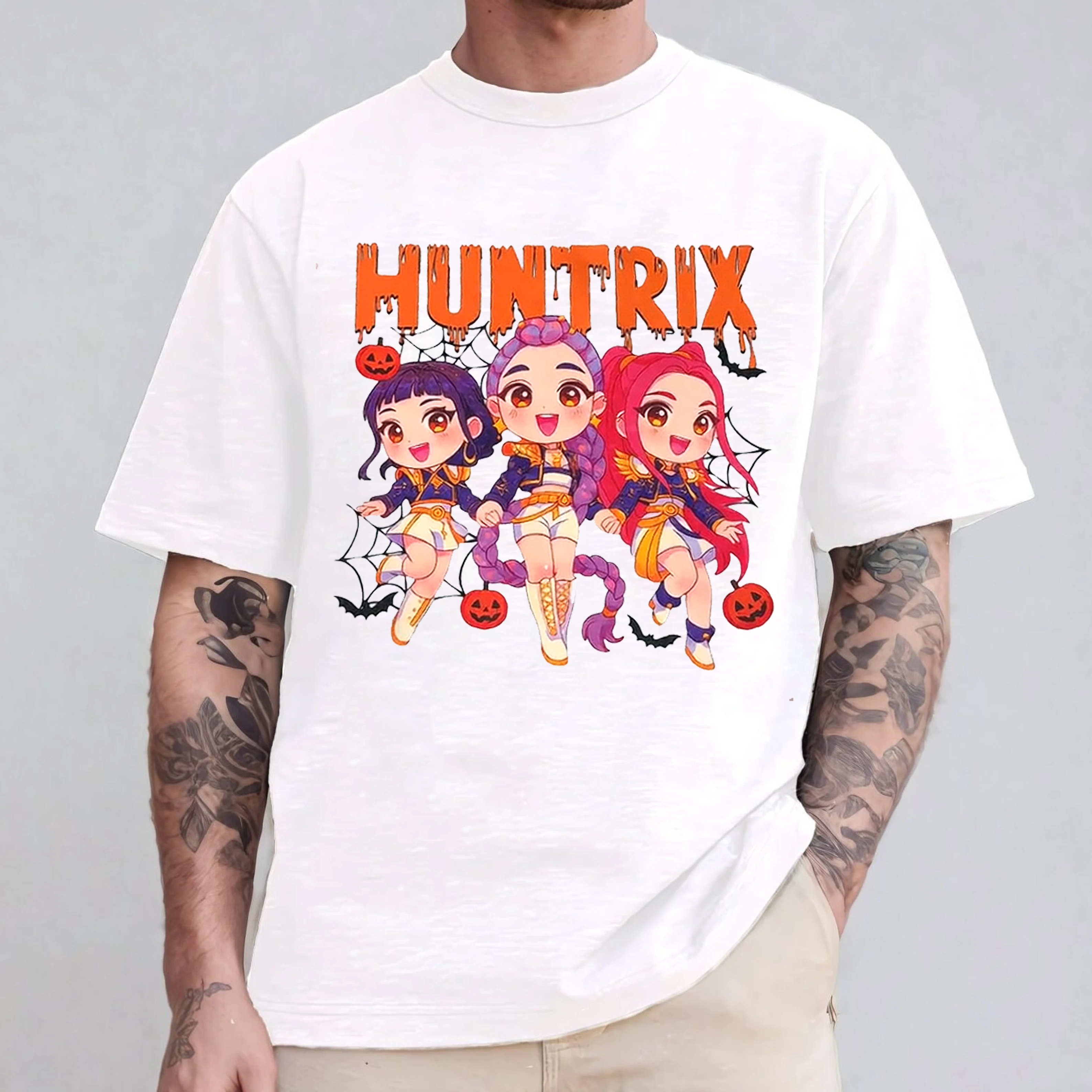 Cute Huntrix Halloween,Kpop Demon Hunter Anime Unisex T-shirt/Crewneck/Hoodie