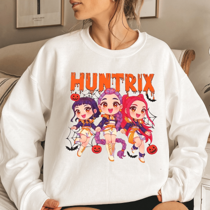 Cute Huntrix Halloween,Kpop Demon Hunter Anime Unisex T-shirt/Crewneck/Hoodie