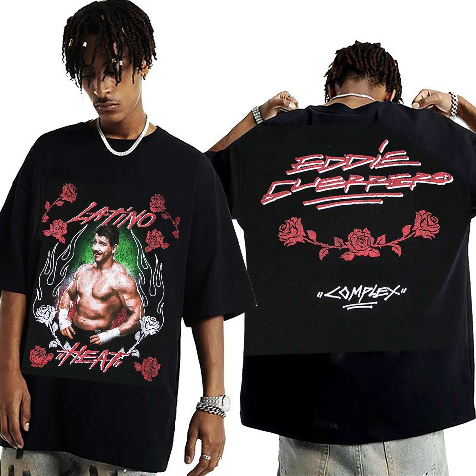 Eddie Guerrero Black Latino Heat T-shirt/Crewneck/Hoodie