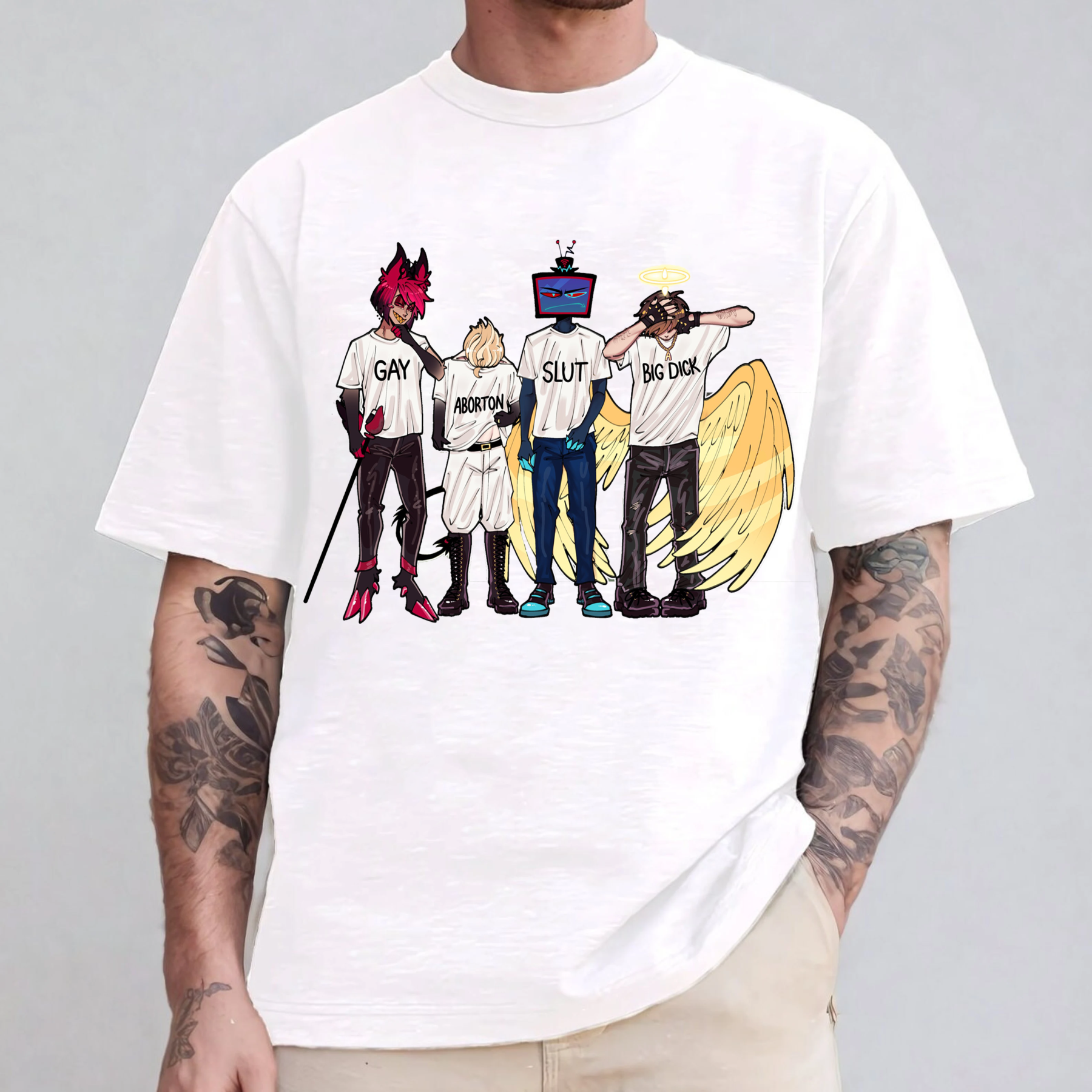 Funny Hazbin Hotel Unisex Shirt/Crewneck/Hoodie