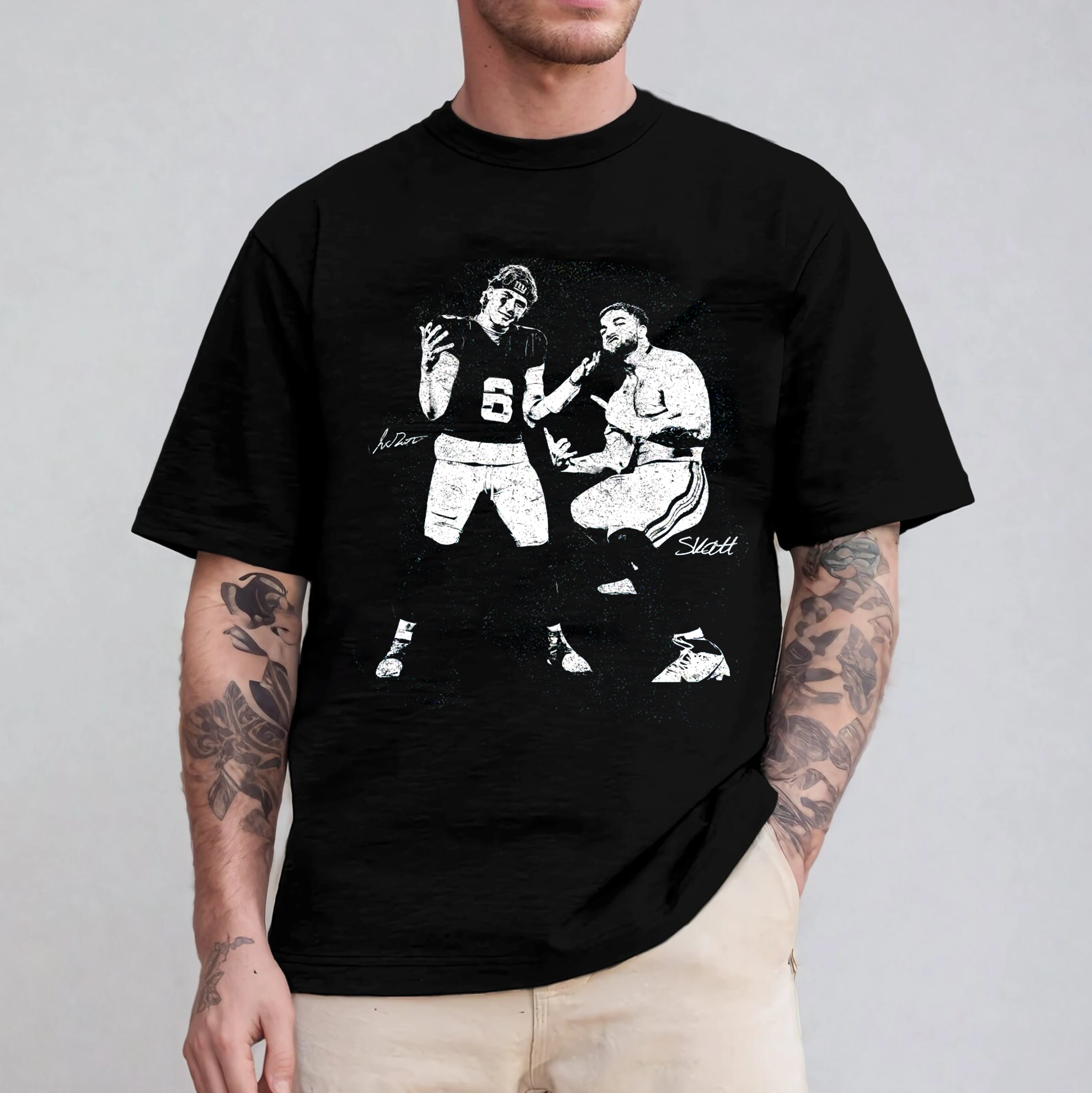 Jaxson Dart & Cam Skattebo Step Brothers Vintage T-shirt/Crewneck/Hoodie