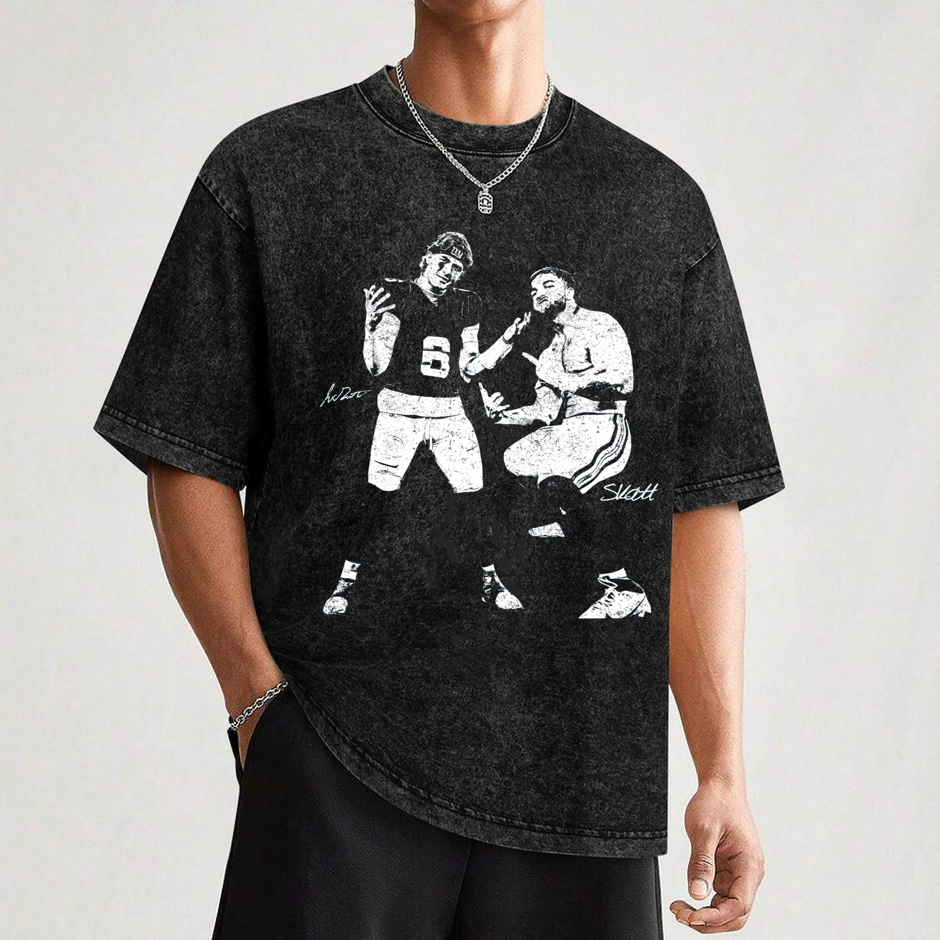 Jaxson Dart & Cam Skattebo Step Brothers Vintage T-shirt/Crewneck/Hoodie