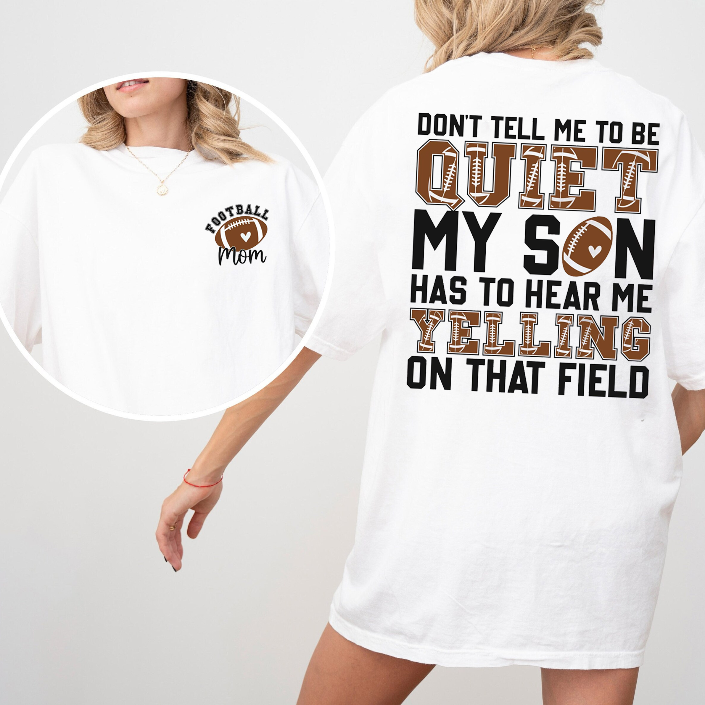 Football mama Unisex Shirt/Crewneck/Hoodie