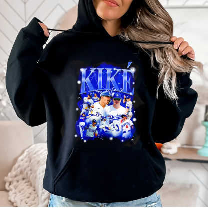 Kik�� Hernandez Bootleg Los Angeles Dodgers baseball T-shirt/Crewneck/Hoodie