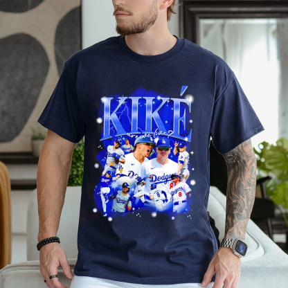 Kik�� Hernandez Bootleg Los Angeles Dodgers baseball T-shirt/Crewneck/Hoodie