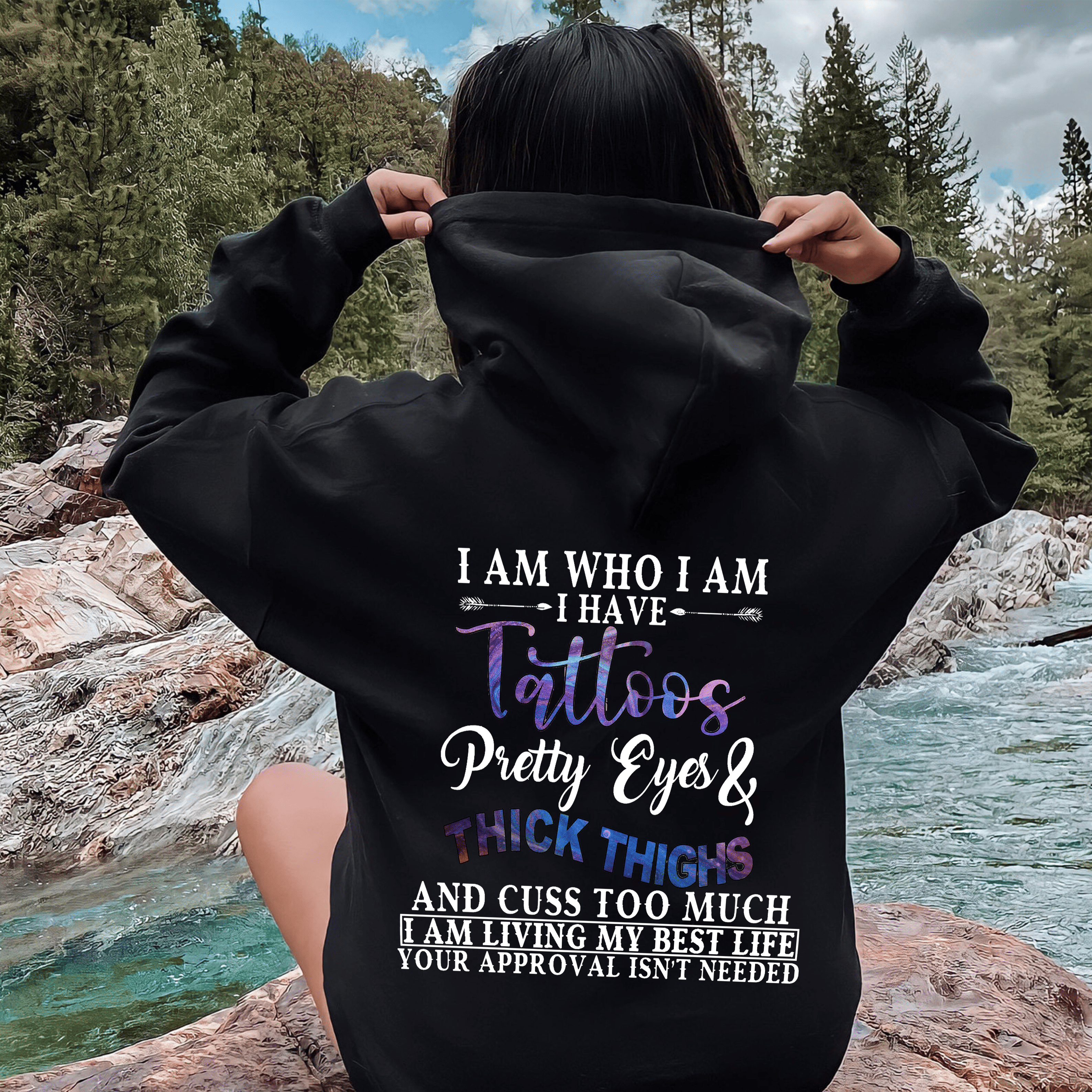 Tattoos Pretty Eyes and Thick Thighs Unisex T-Shirt/Crewneck/Hoodie