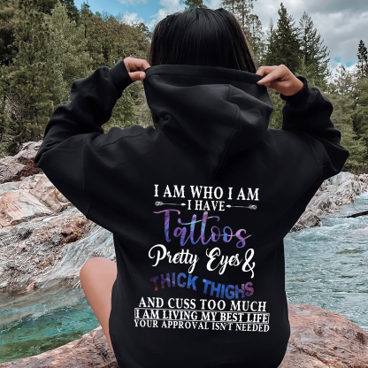 Tattoos Pretty Eyes and Thick Thighs Unisex T-Shirt/Crewneck/Hoodie