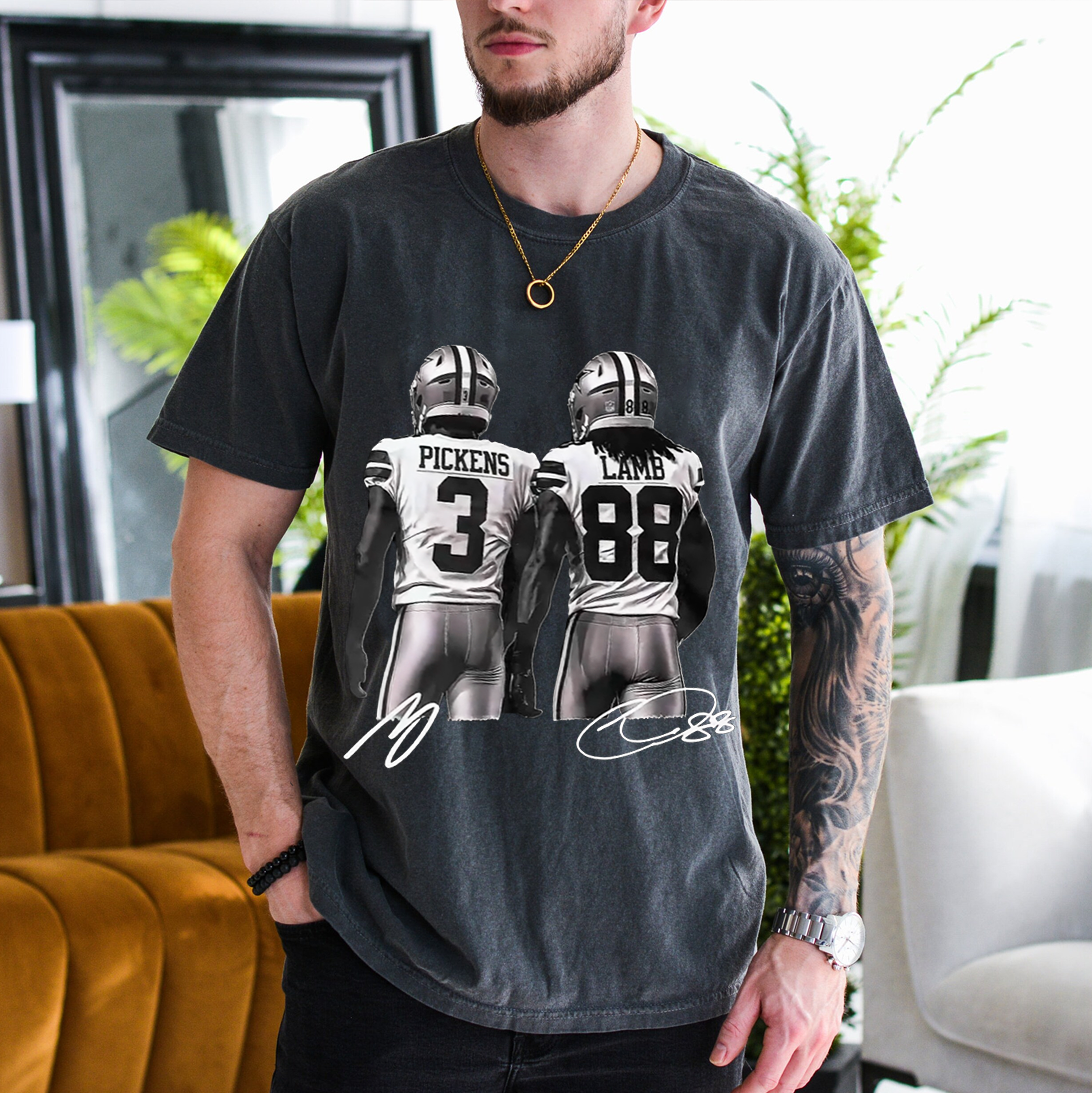 George Pickens Ceedee Lamb,Vintage Dallas Football 90s T-shirt/Crewneck/Hoodie