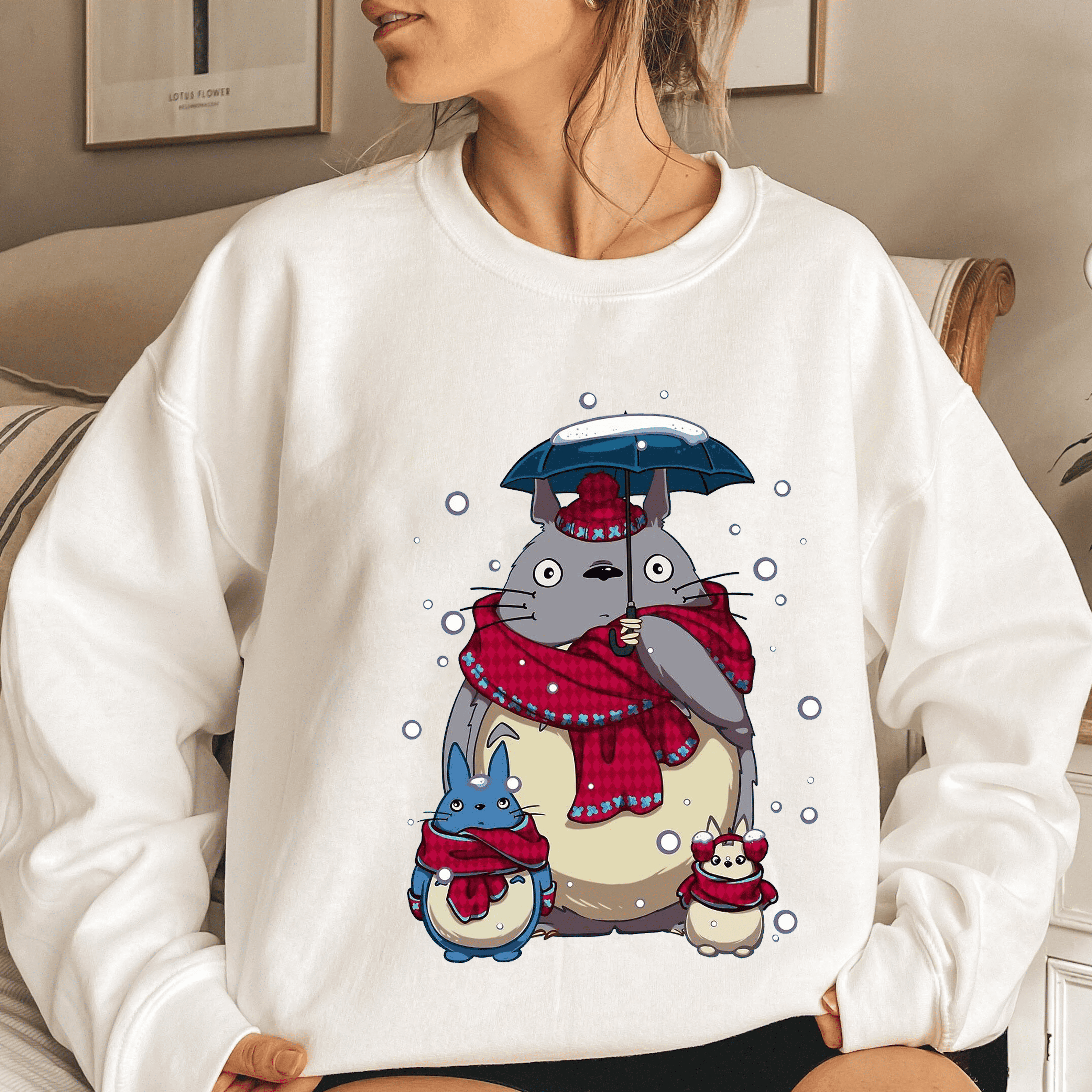 Christmas My Neighbor Totoro Unisex Shirt/Crewneck/Hoodie