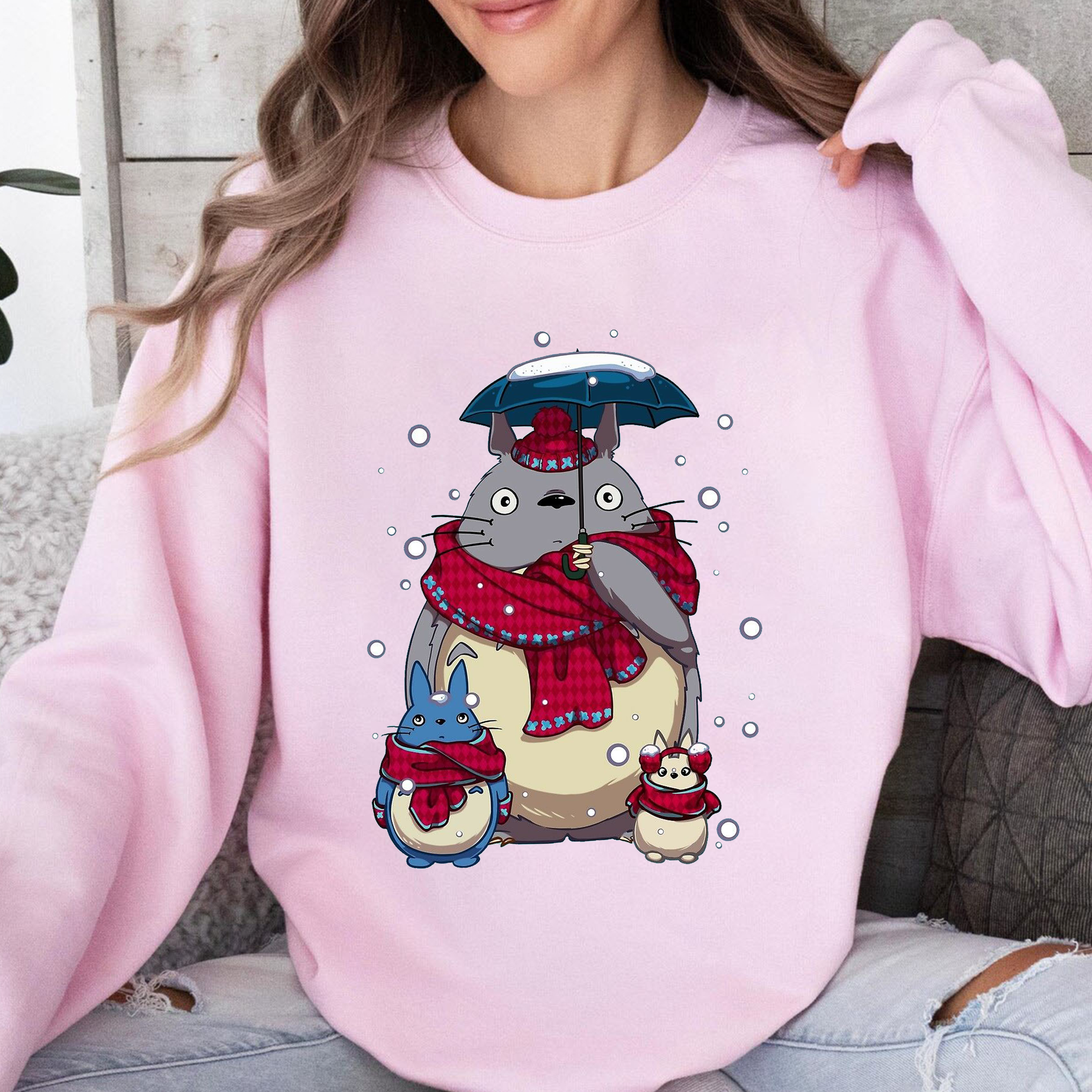 Christmas My Neighbor Totoro Unisex Shirt/Crewneck/Hoodie
