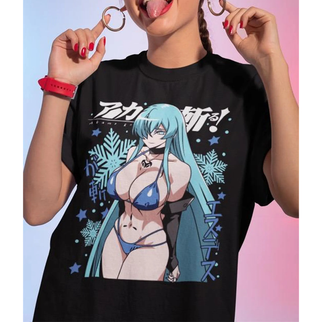 Akame Ga Kill Esdeath Anime  T-shirt/Crewneck/Hoodie