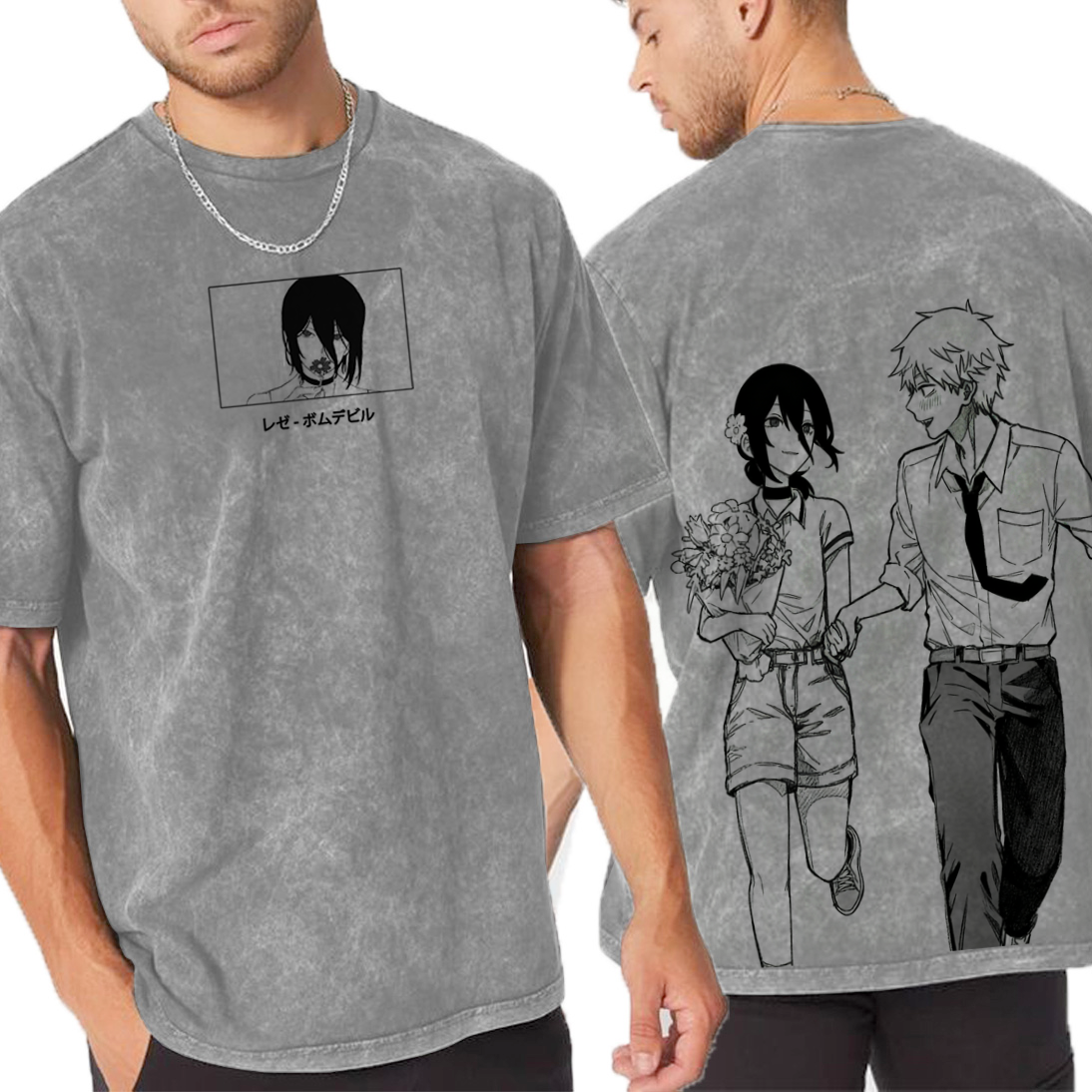 Chainsaw Man Reze X Denji anime T-shirt/Crewneck/Hoodie
