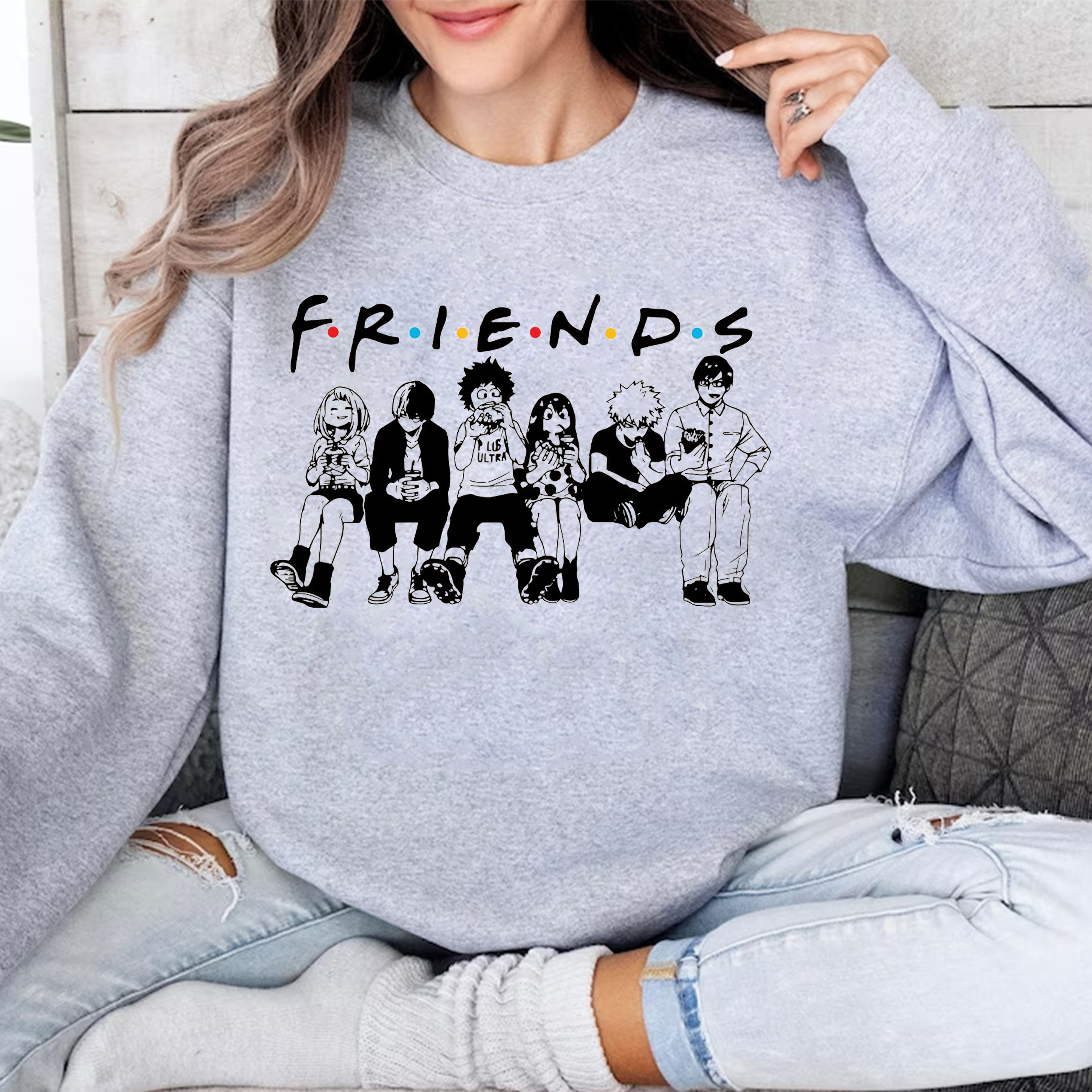 My Hero Academia Friends Unisex Shirt/Crewneck/Hoodie