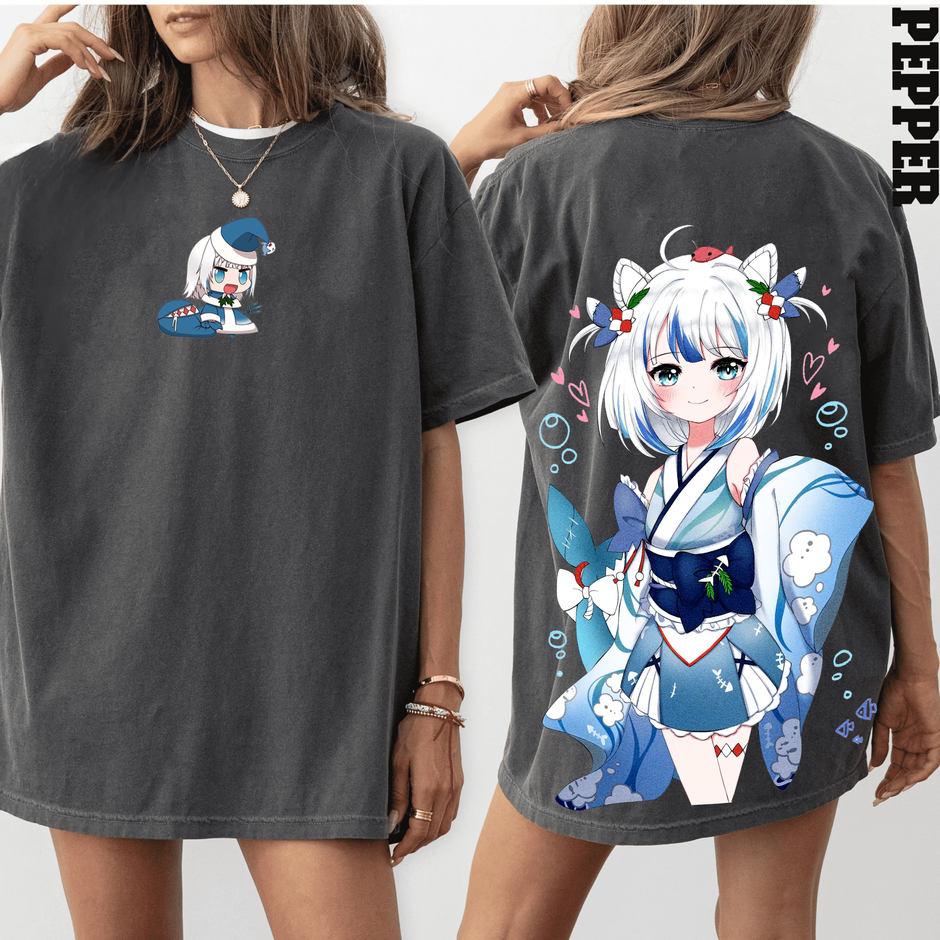 Gawr Gura Oversized T-shirt/Crewneck/Hoodie