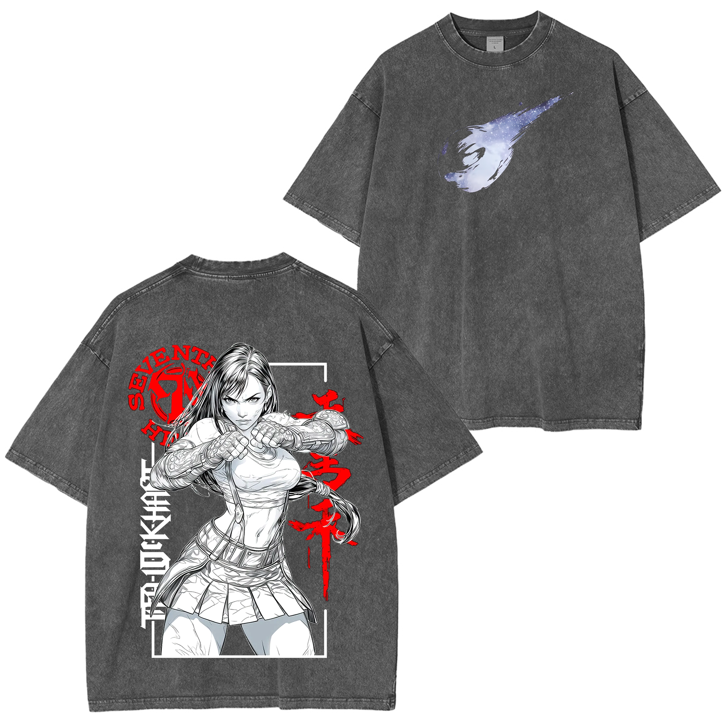 FINAL FANTASY 7 Tifa Lockhart Anime Oversized T-shirt/Crewneck/Hoodie