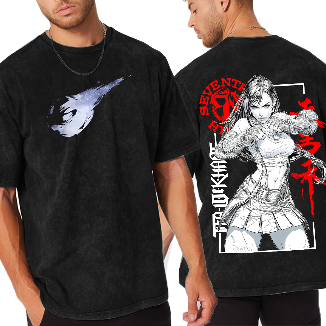 FINAL FANTASY 7 Tifa Lockhart Anime Oversized T-shirt/Crewneck/Hoodie