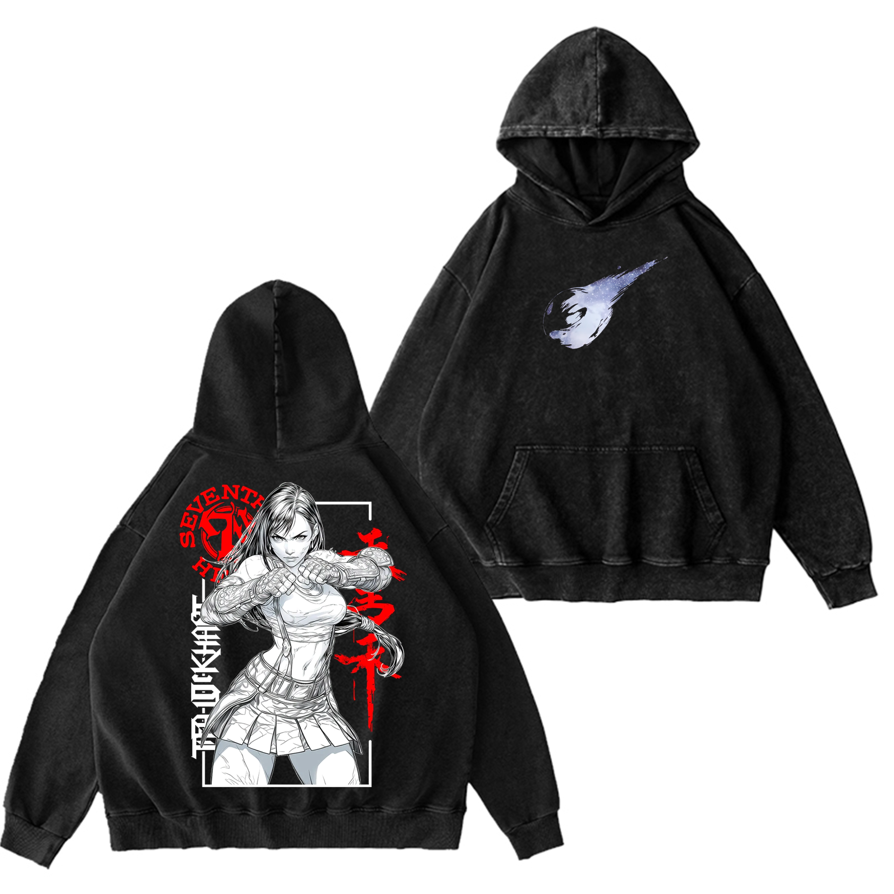 FINAL FANTASY 7 Tifa Lockhart Anime Oversized T-shirt/Crewneck/Hoodie
