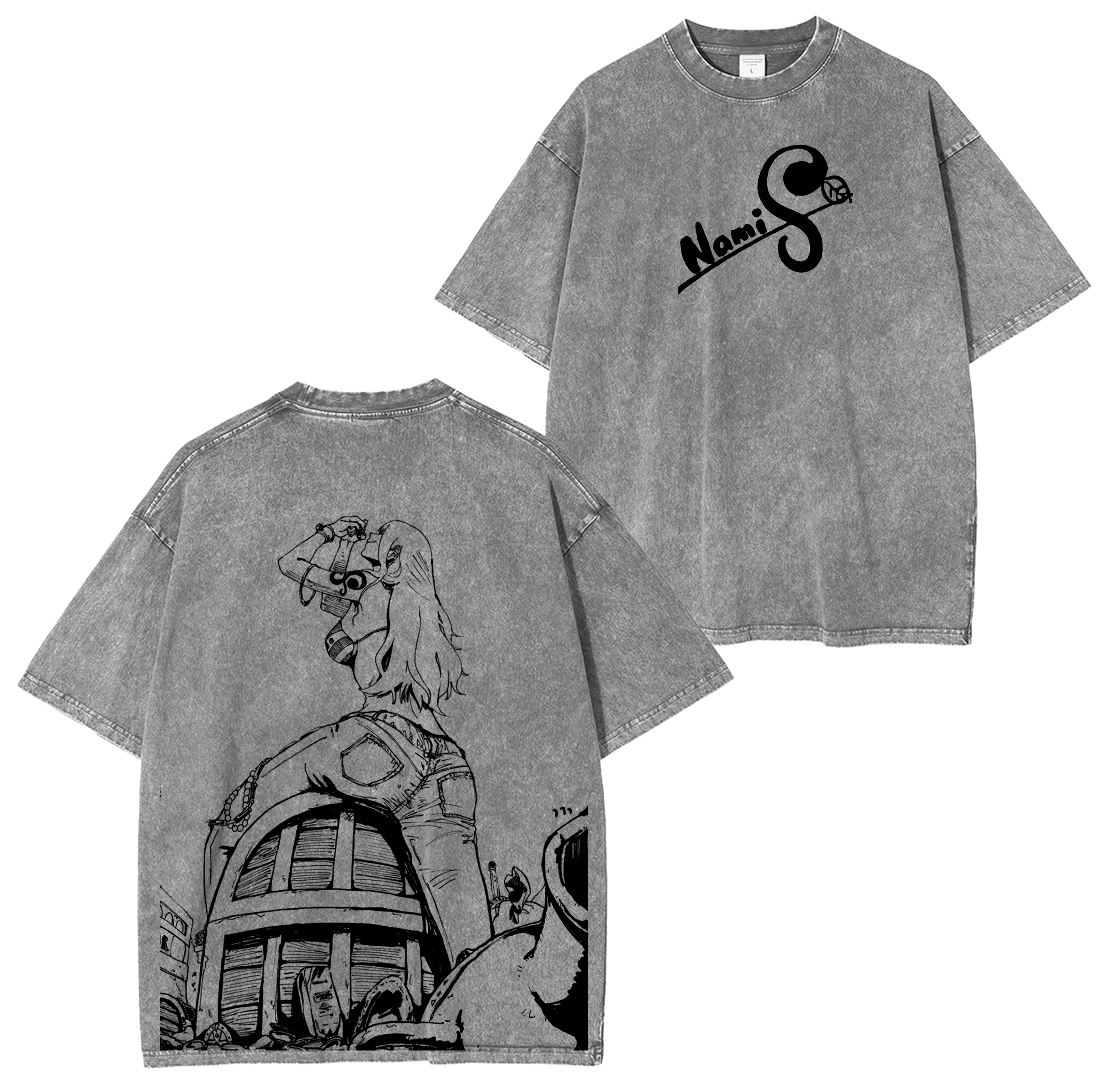 Nami One Piece Vintage Anime Oversized T-shirt/Crewneck/Hoodie