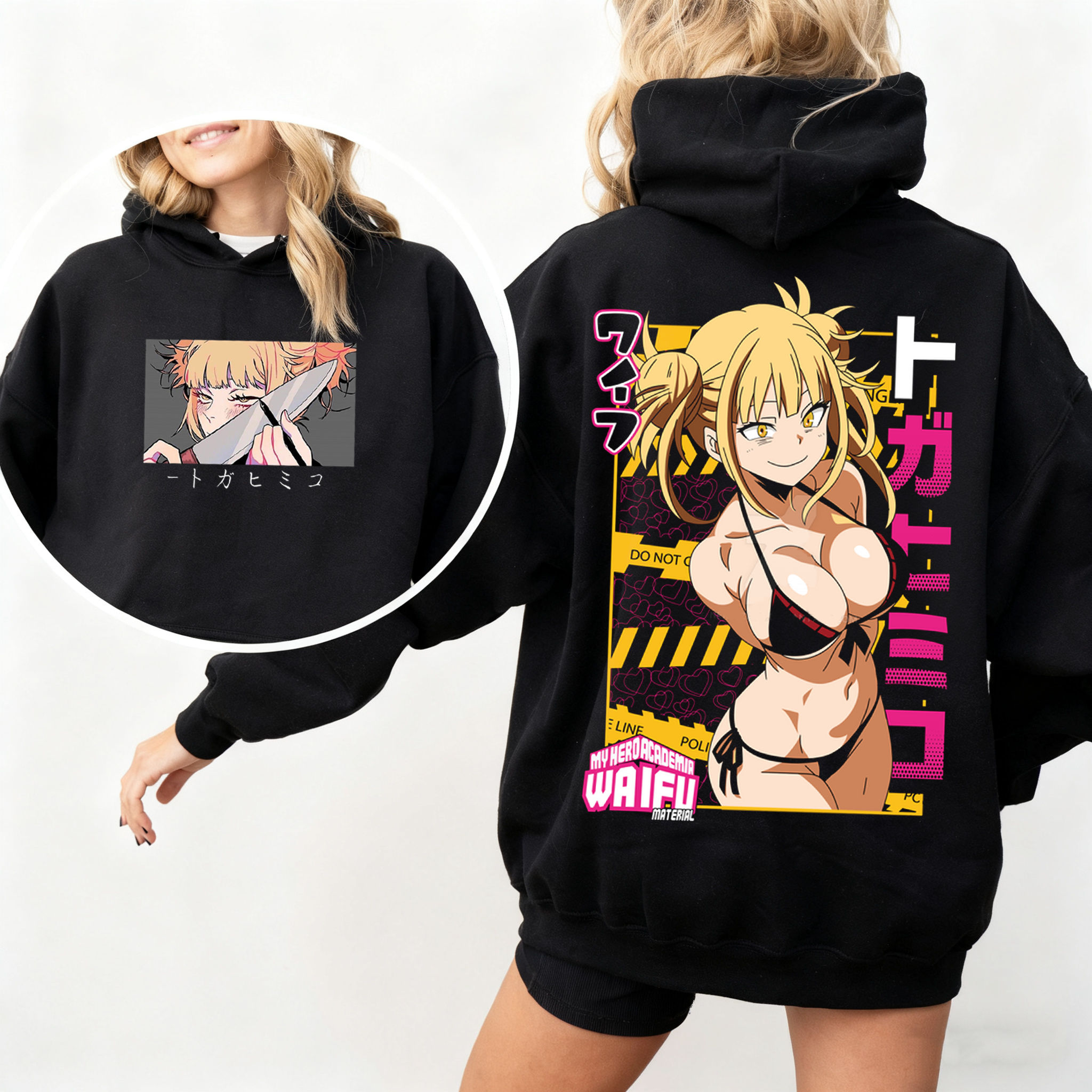 My Hero Academia,Himiko Toga Waifu Oversized T-shirt/Crewneck/Hoodie