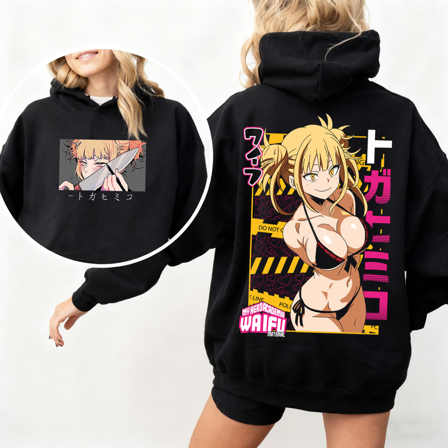 My Hero Academia,Himiko Toga Waifu Oversized T-shirt/Crewneck/Hoodie