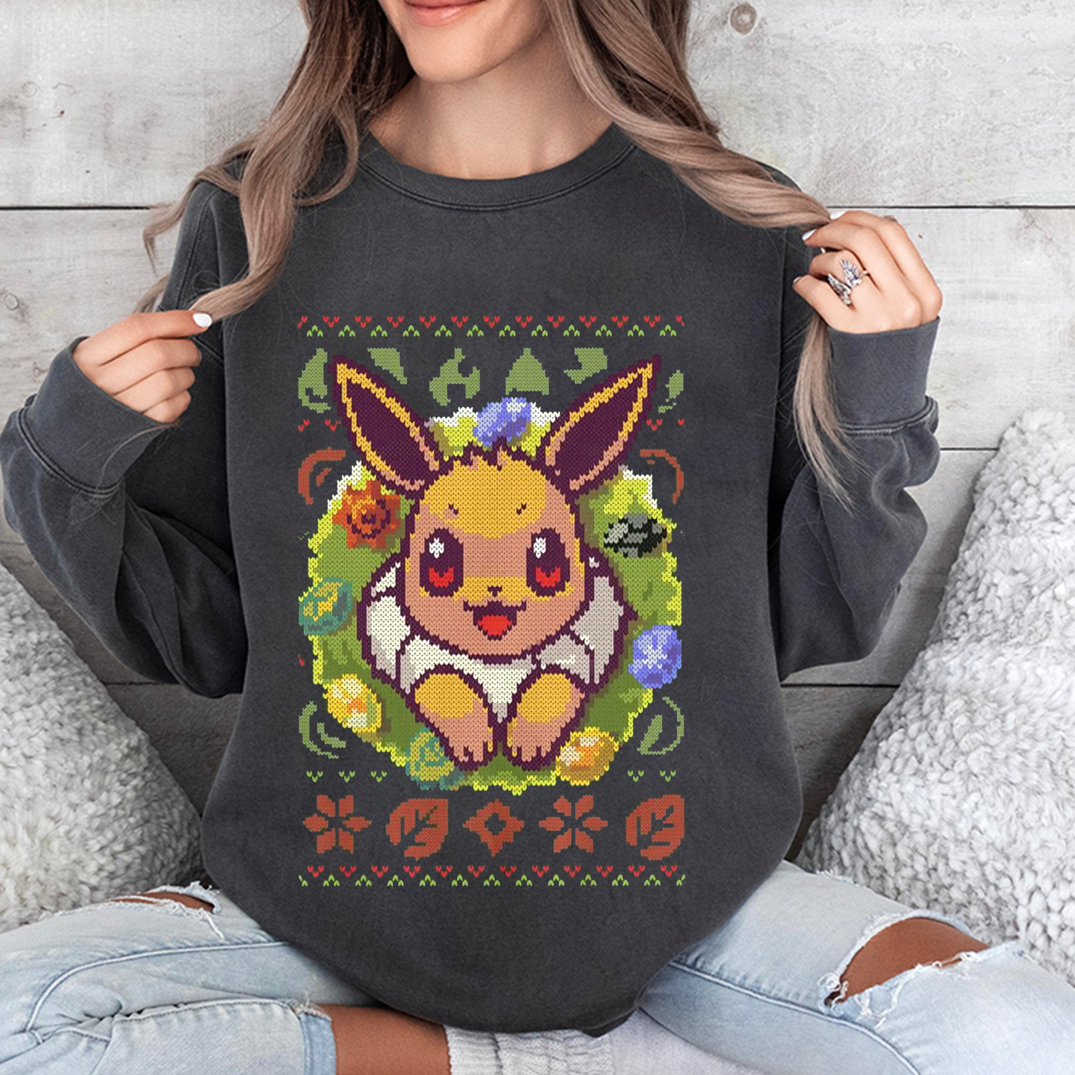 Eeveelution gamer Ugly Christmas Unisex T-shirt/Crewneck/Hoodie