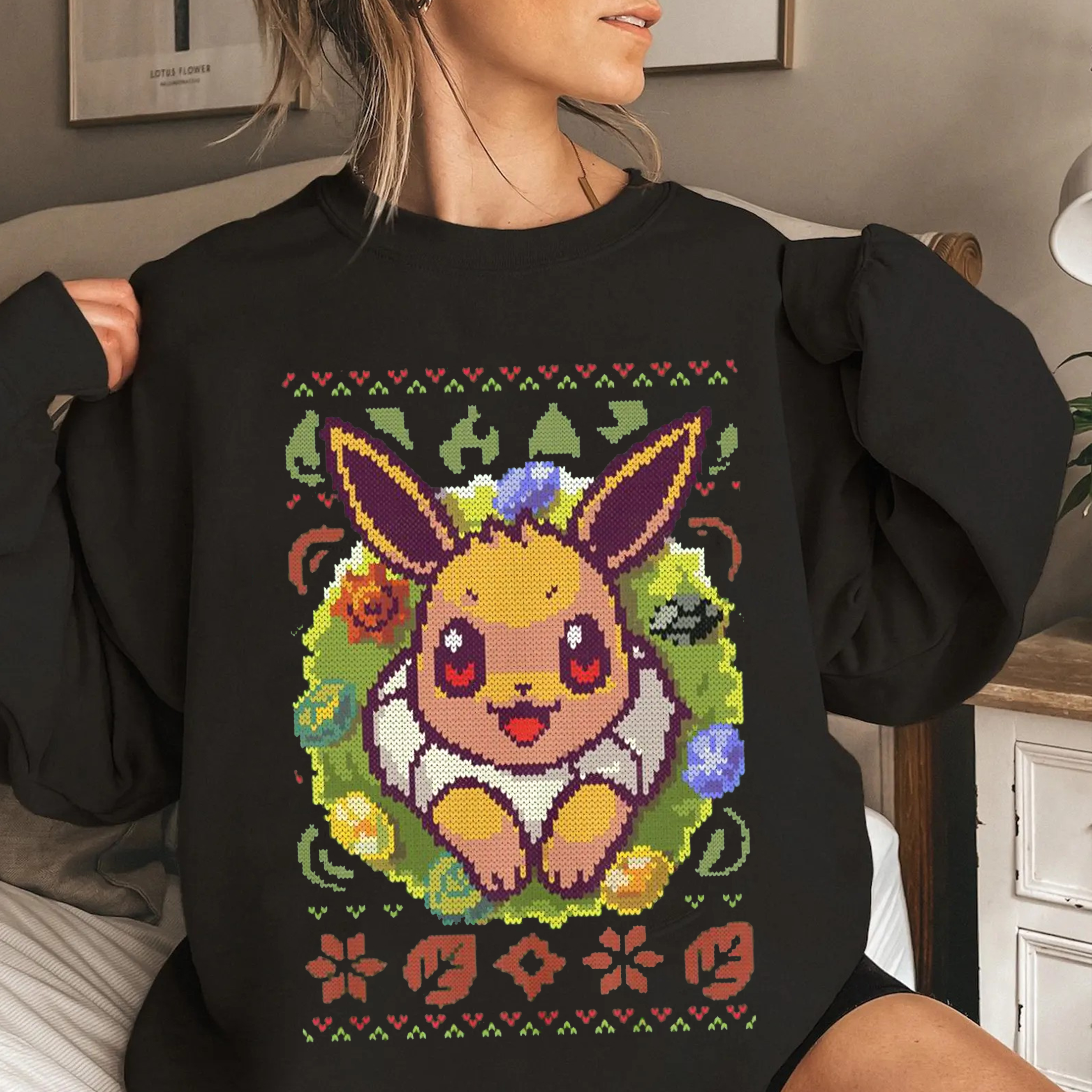 Eeveelution gamer Ugly Christmas Unisex T-shirt/Crewneck/Hoodie