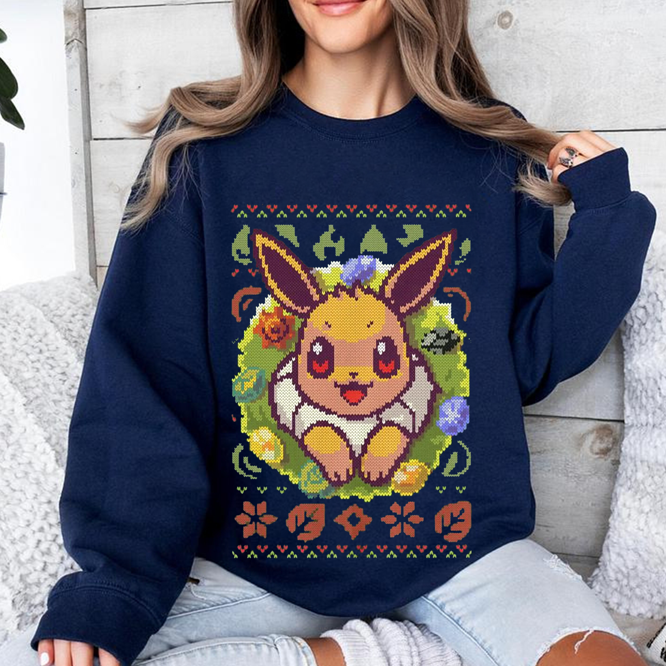 Eeveelution gamer Ugly Christmas Unisex T-shirt/Crewneck/Hoodie