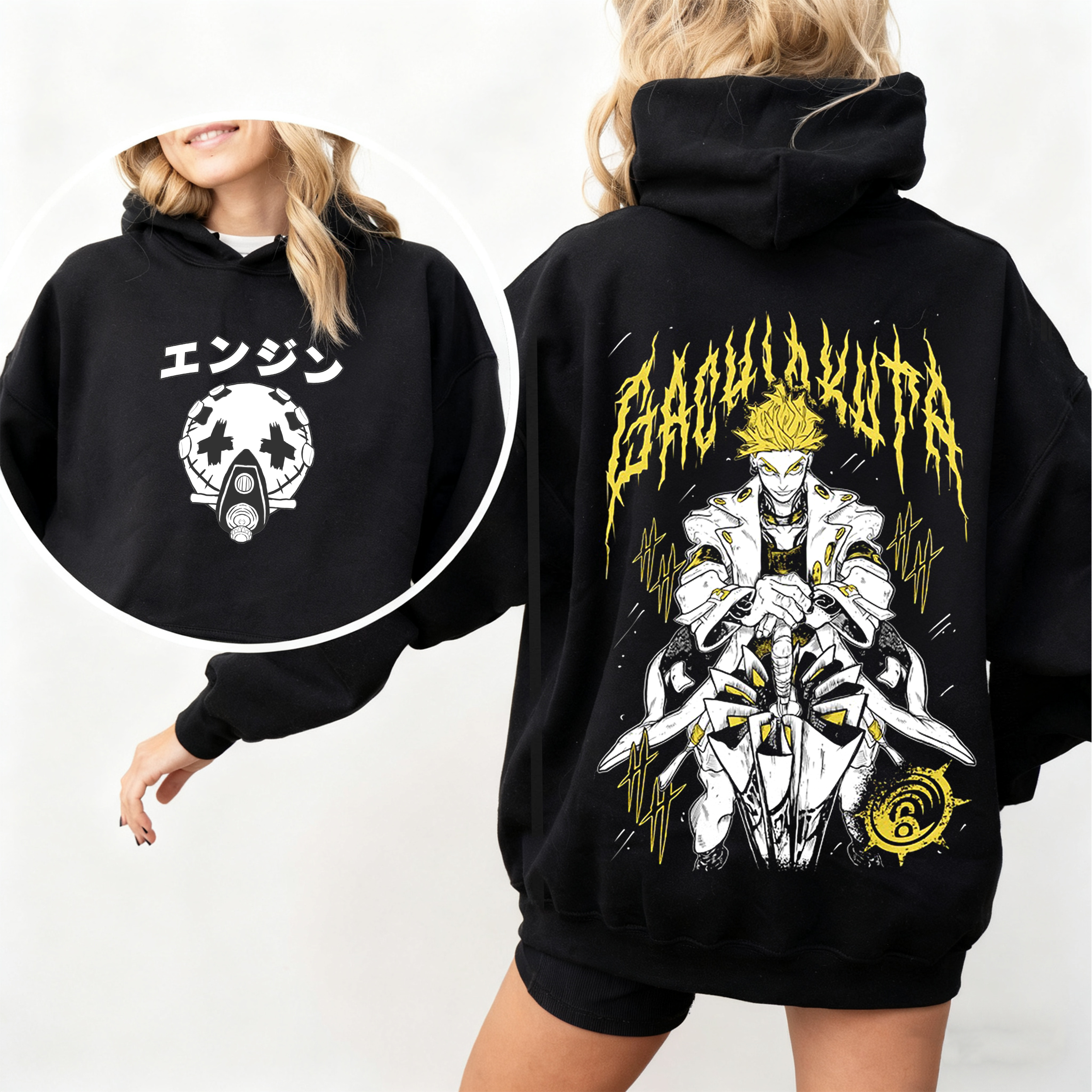 Gachiakuta Enjin Mask Oversized T-shirt/Crewneck/Hoodie
