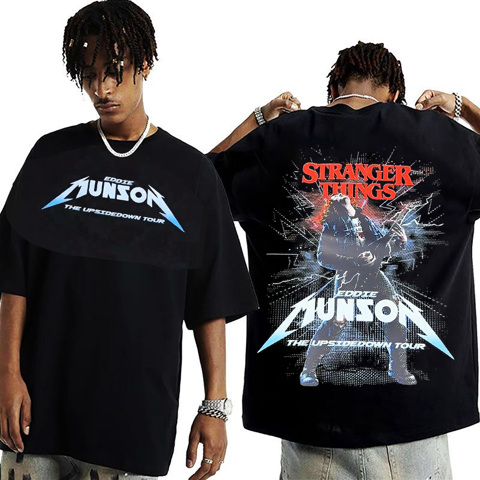 Eddie and Hellfire, Stranger Things Unisex T-shirt/Crewneck/Hoodie