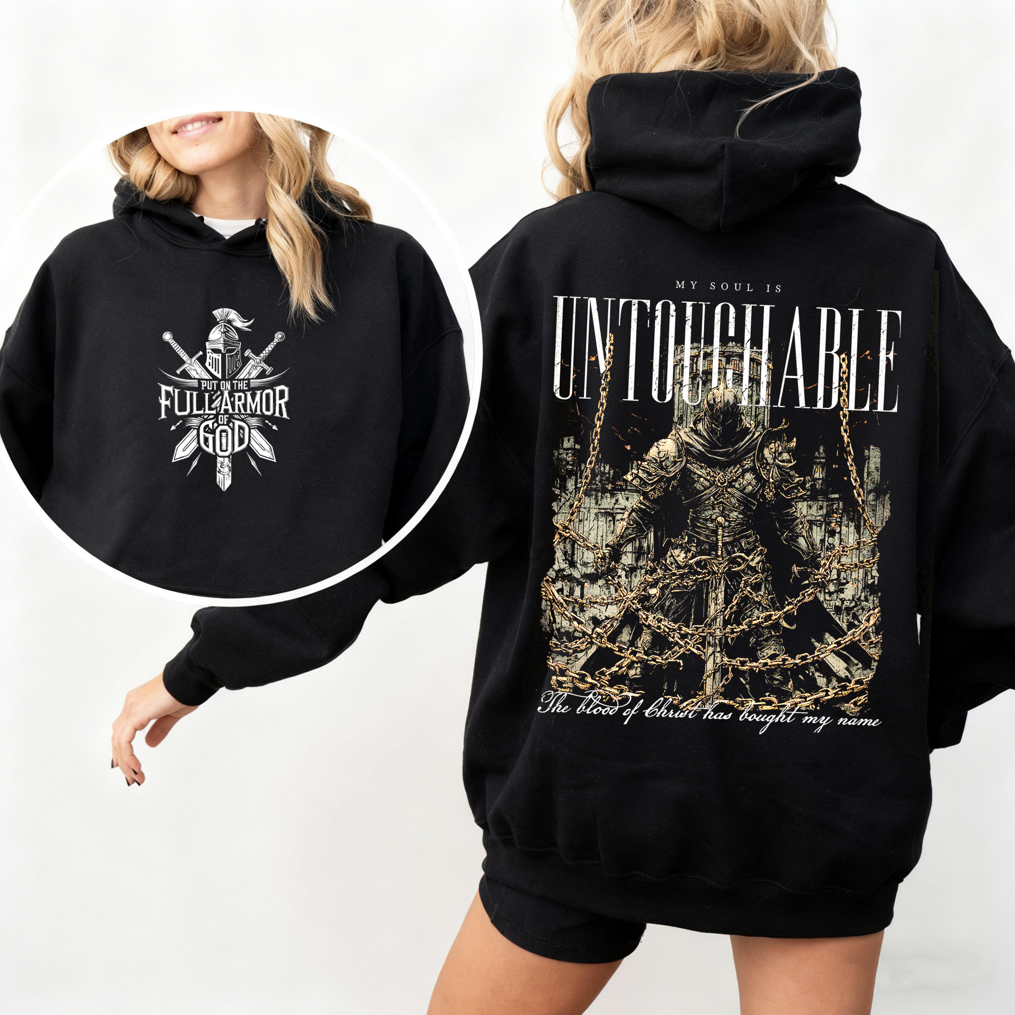 Put On The Full Armor Of God Oversized T-shirt/Crewneck/Hoodie
