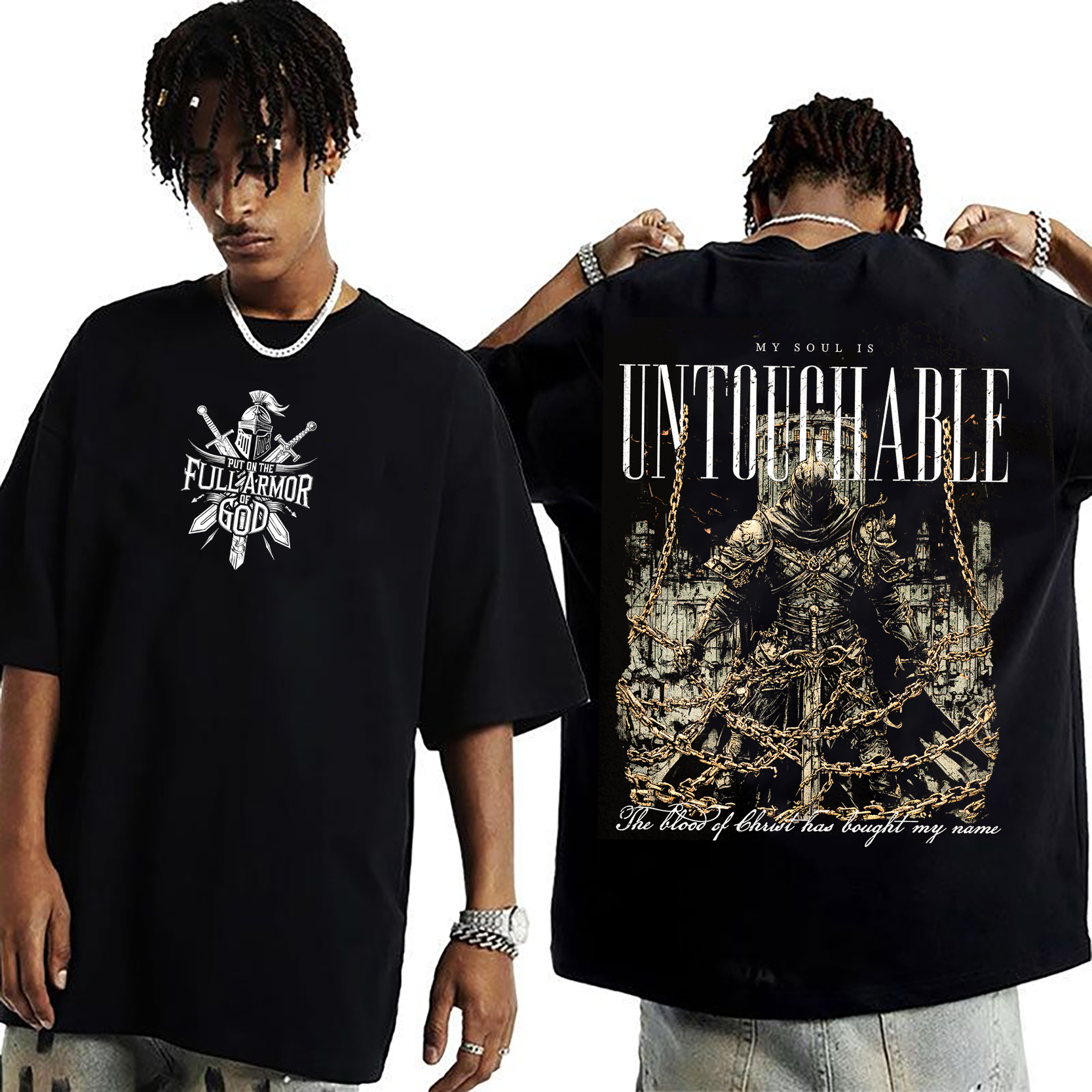 Put On The Full Armor Of God Oversized T-shirt/Crewneck/Hoodie