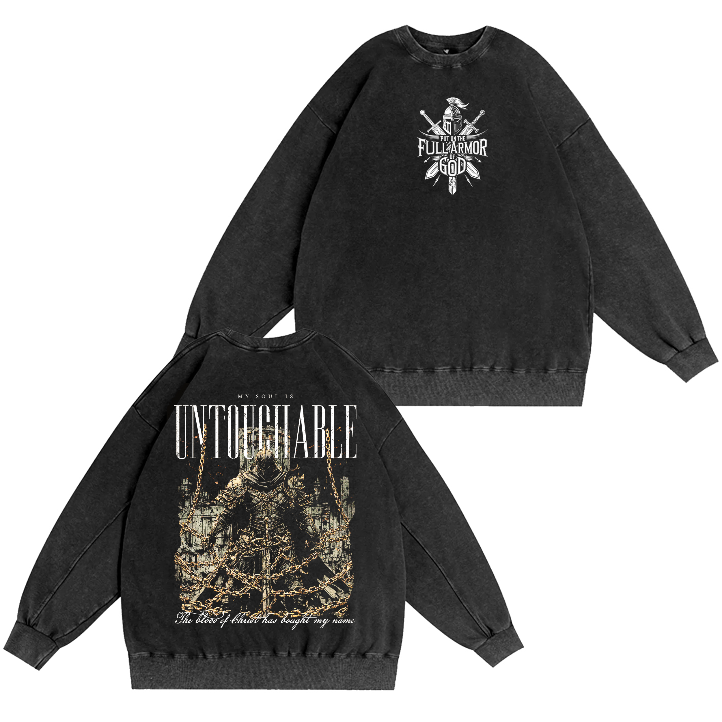 Put On The Full Armor Of God Oversized T-shirt/Crewneck/Hoodie