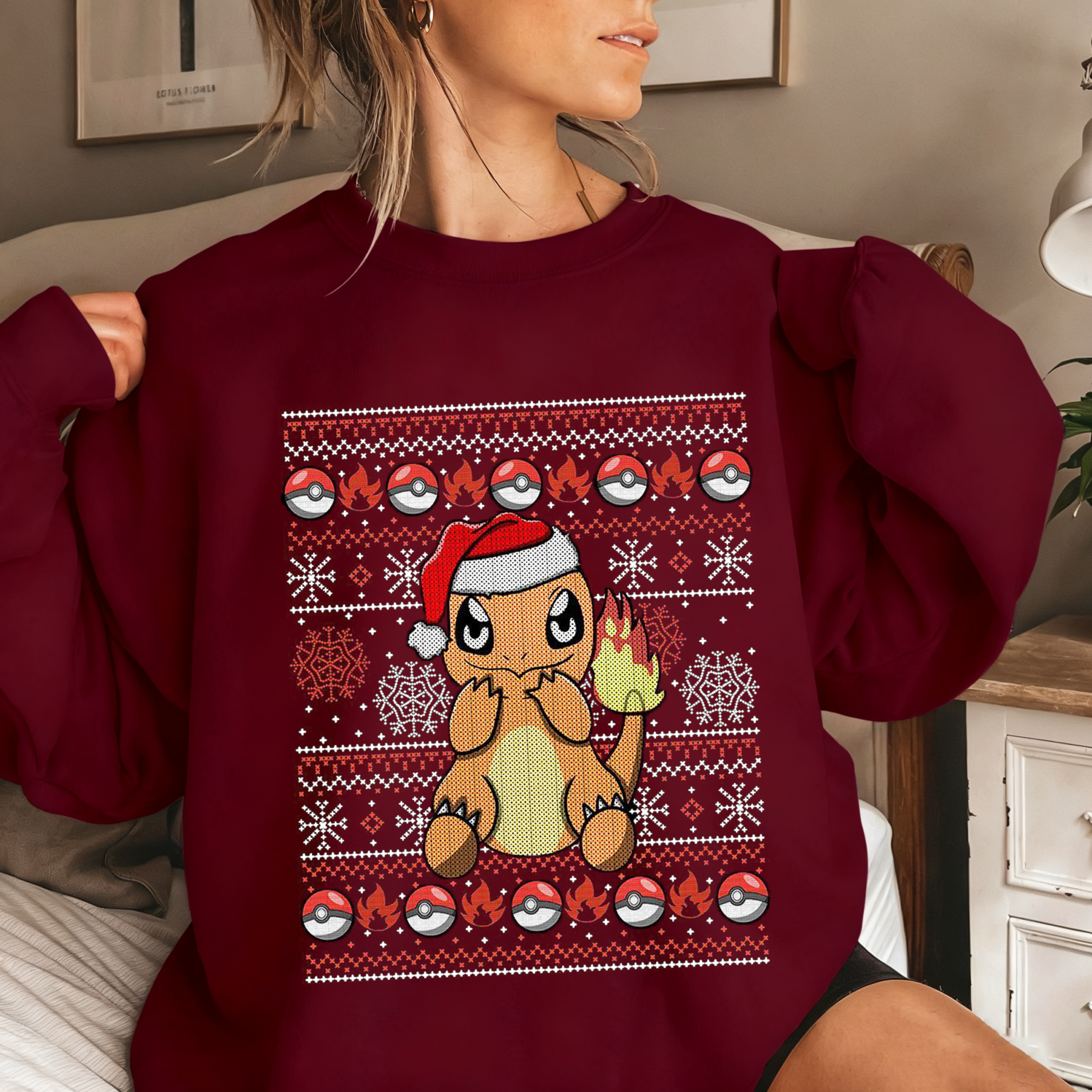 Pokemon Ugly Christmas Unisex T-shirt/Crewneck/Hoodie