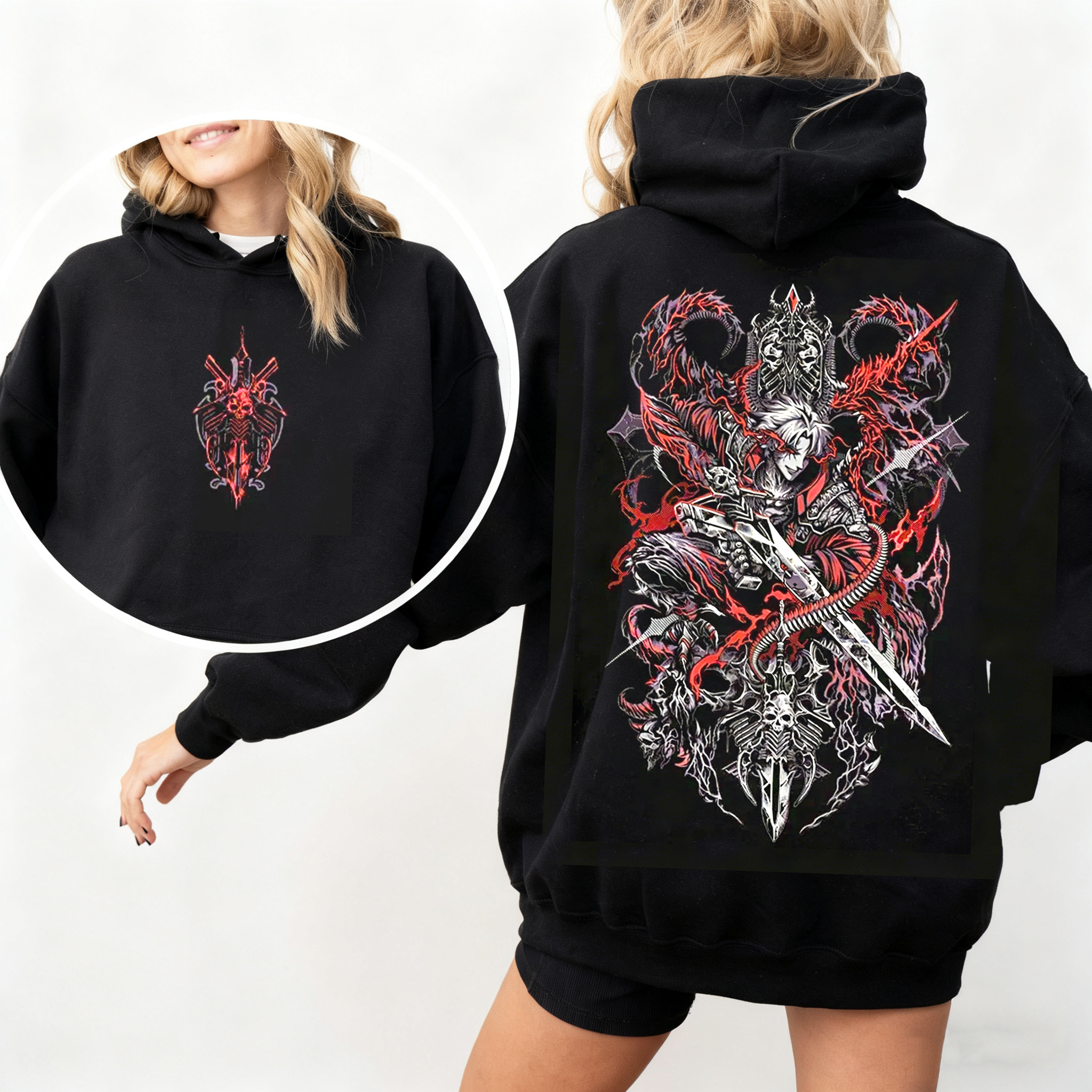 Devil Hunter,Dante dmc Oversized T-shirt/Crewneck/Hoodie