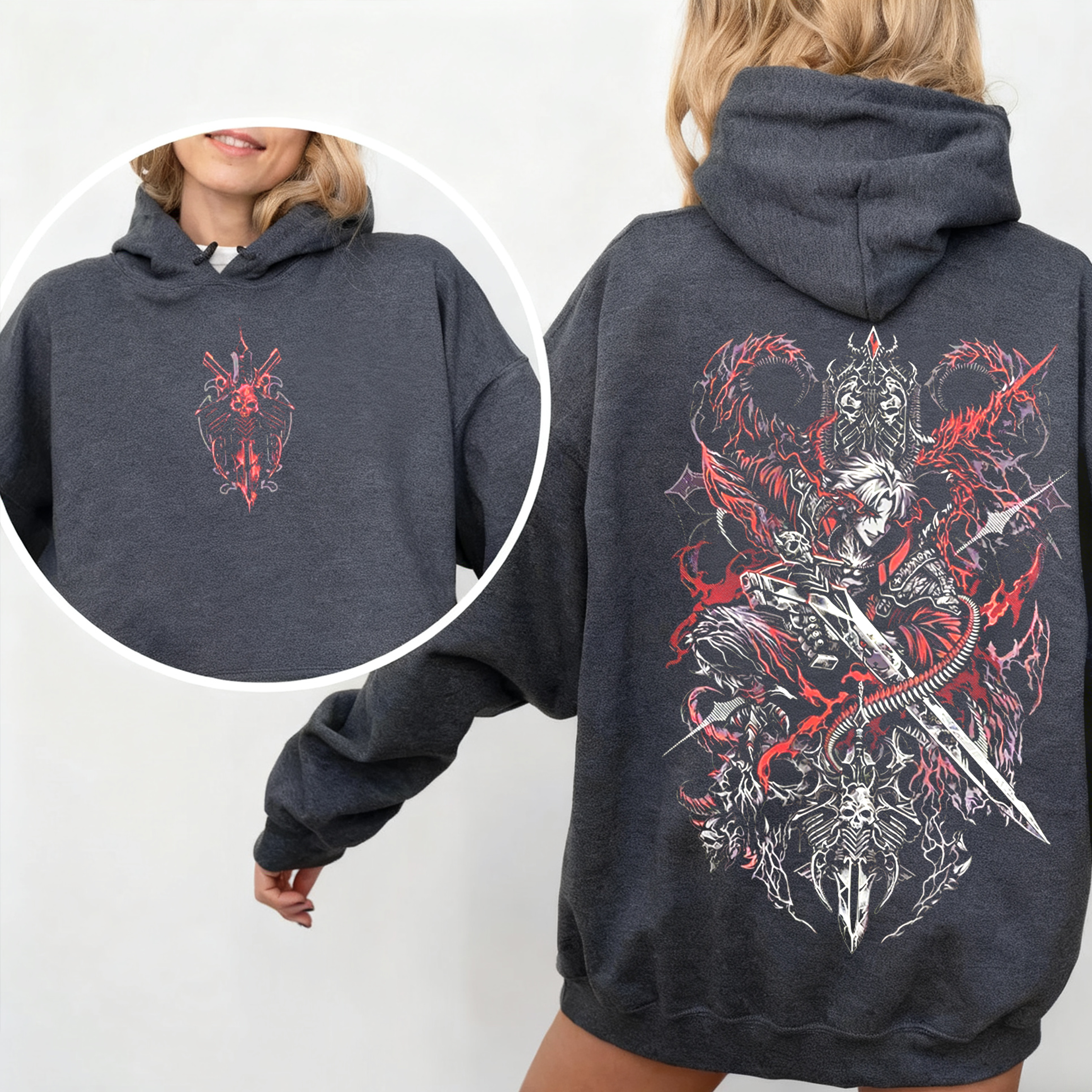 Devil Hunter,Dante dmc Oversized T-shirt/Crewneck/Hoodie