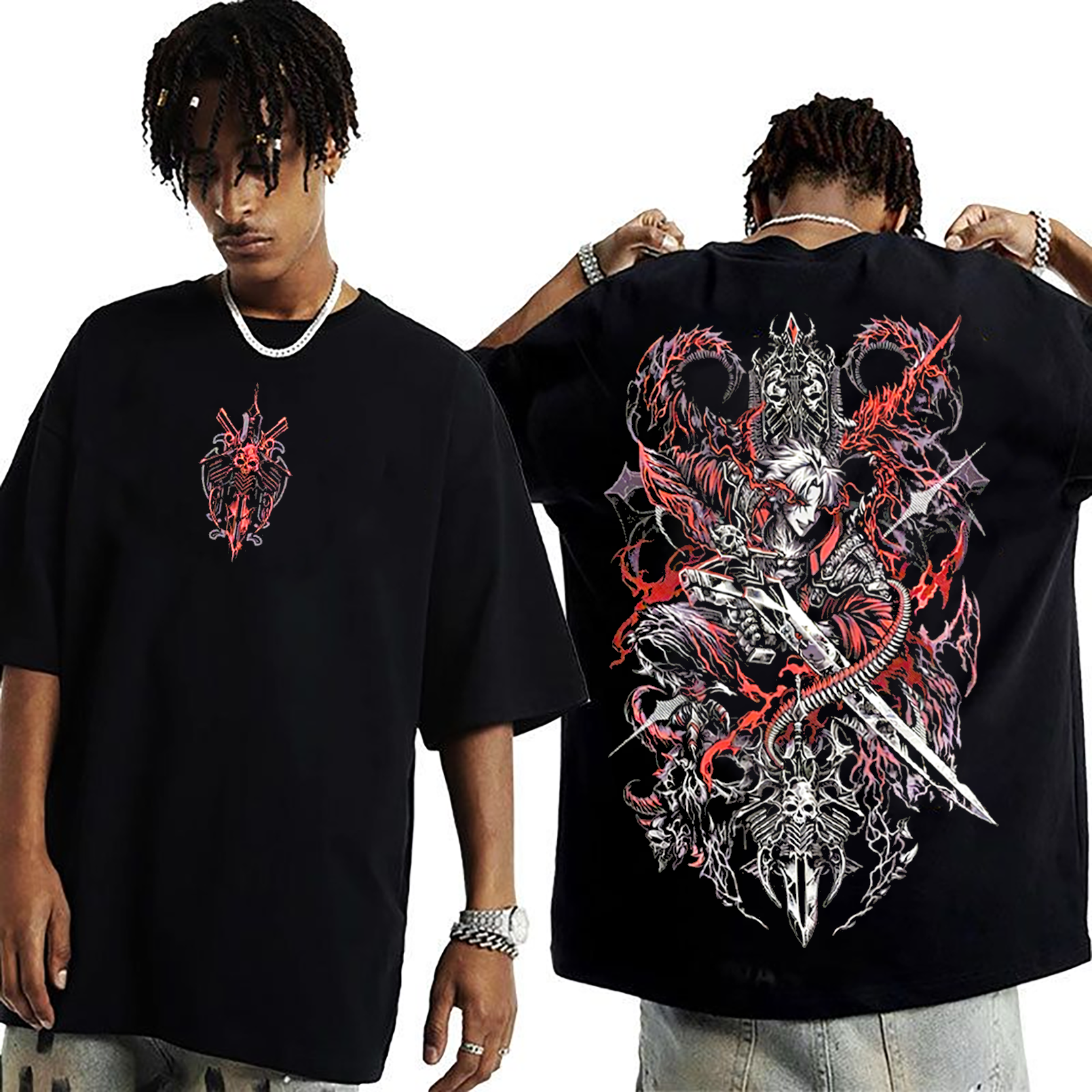 Devil Hunter,Dante dmc Oversized T-shirt/Crewneck/Hoodie