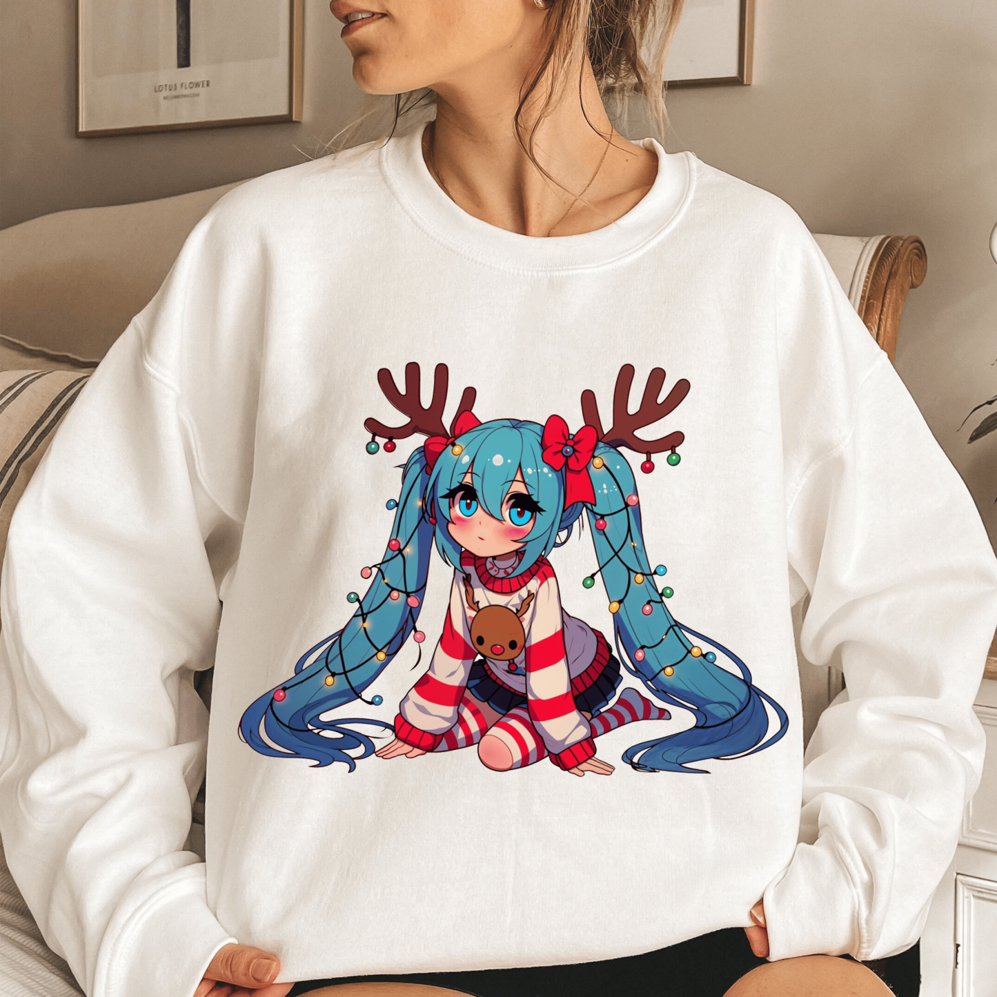 Christmas Hatsune Miku Unisex T-shirt/Crewneck/Hoodie