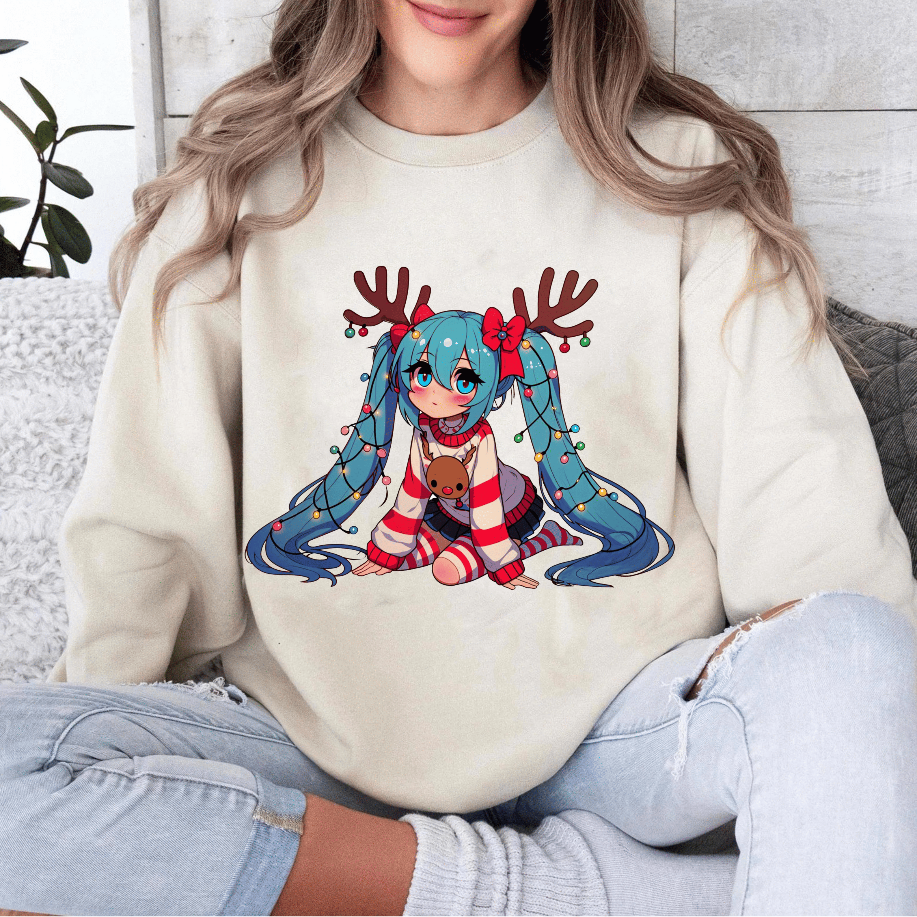 Christmas Hatsune Miku Unisex T-shirt/Crewneck/Hoodie