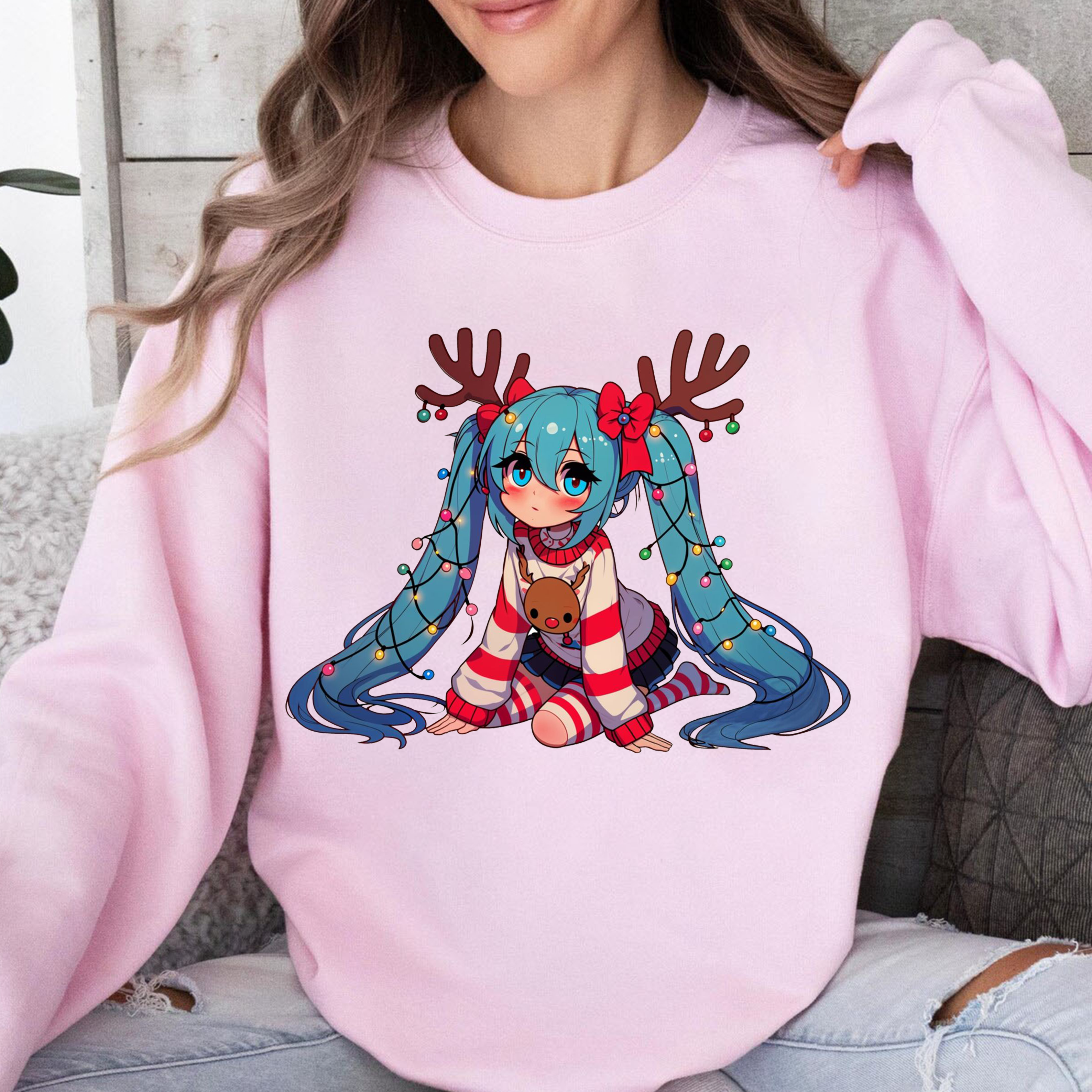 Christmas Hatsune Miku Unisex T-shirt/Crewneck/Hoodie