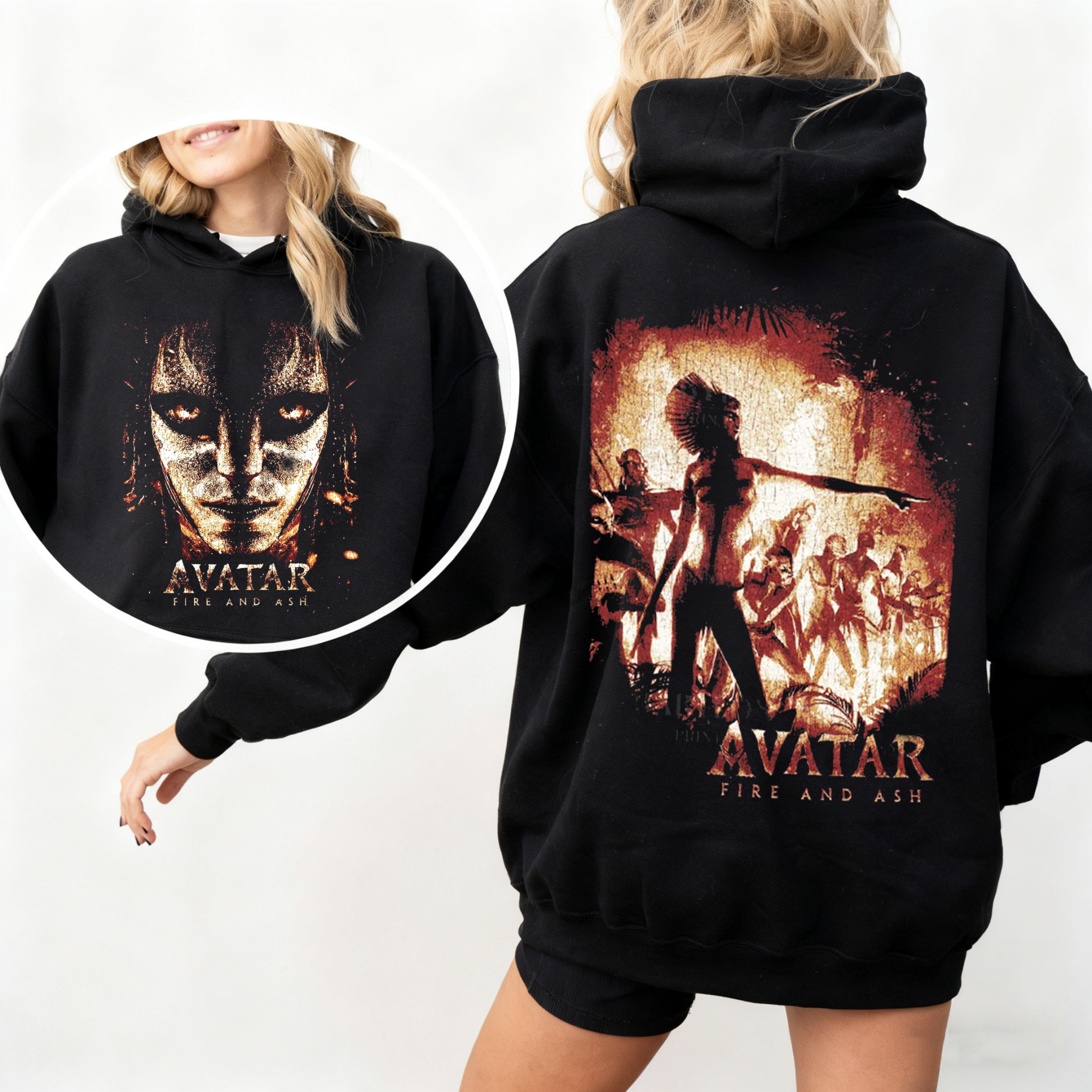 Avatar 3 Fire And Ash Movie Oversized T-shirt/Crewneck/Hoodie