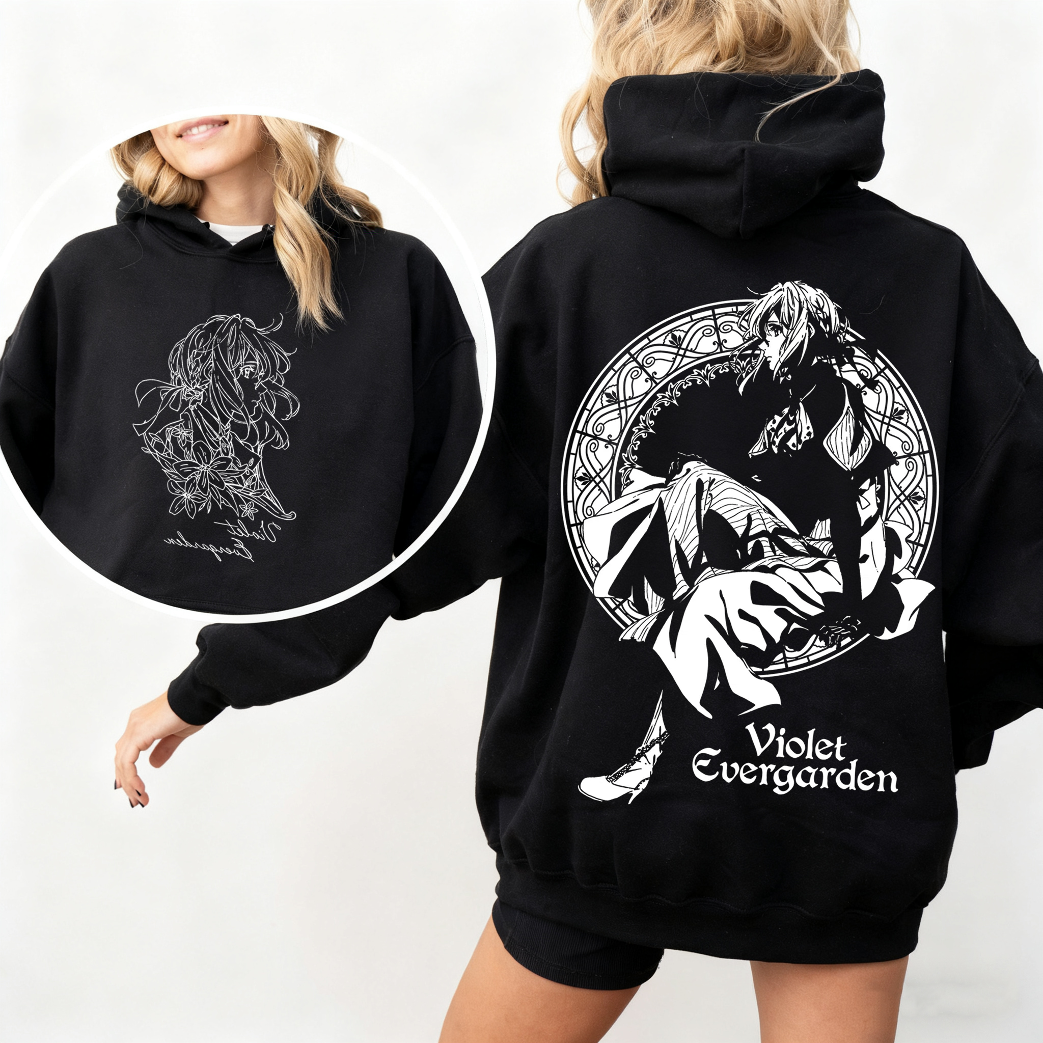 Violet Evergarden Anime Oversized T-shirt/Crewneck/Hoodie