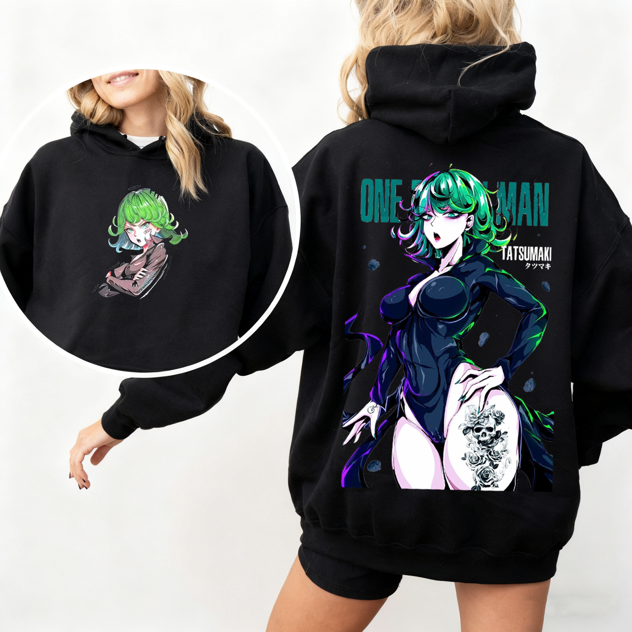 One Punch Man,Tatsumaki Anime Oversized T-shirt/Crewneck/Hoodie