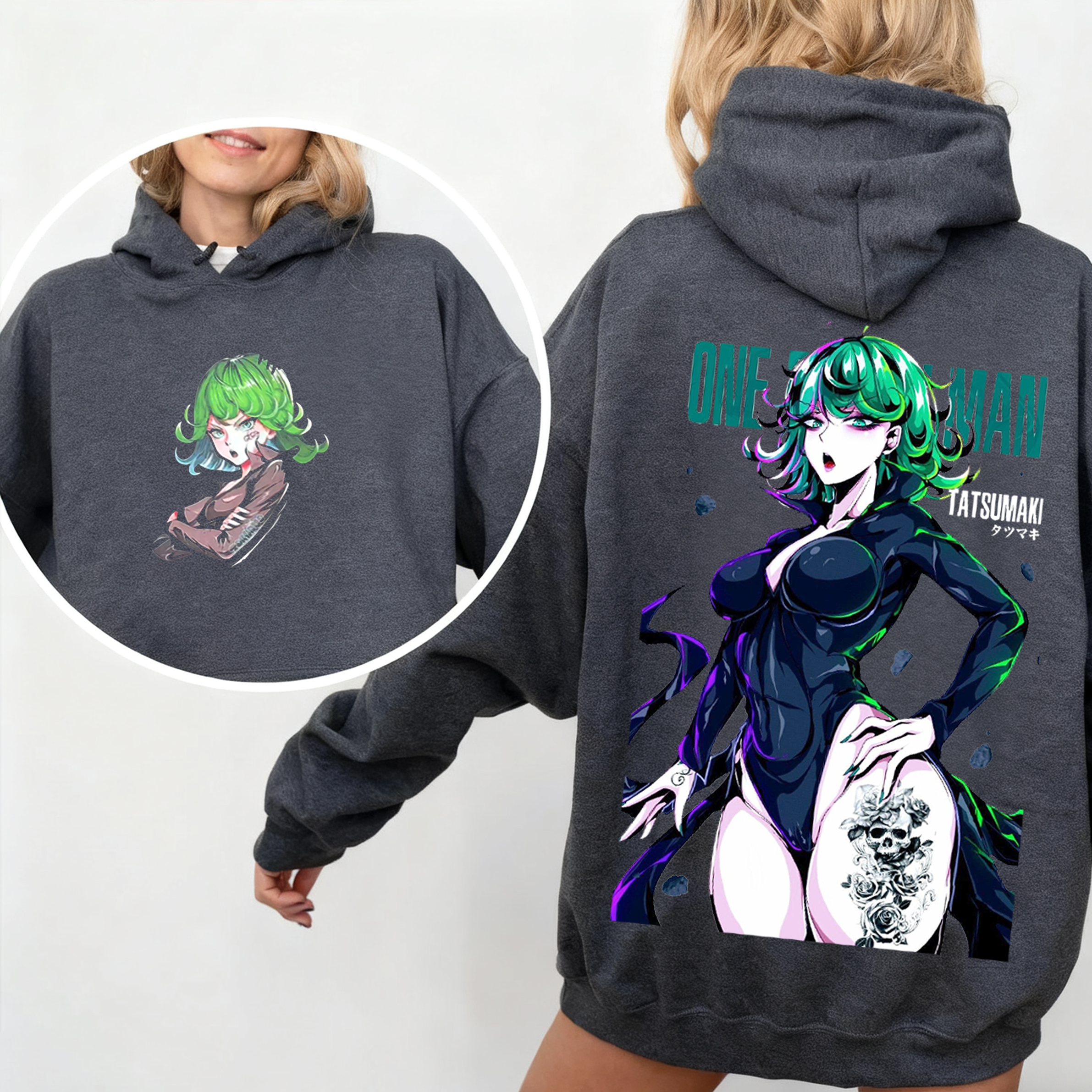One Punch Man,Tatsumaki Anime Oversized T-shirt/Crewneck/Hoodie